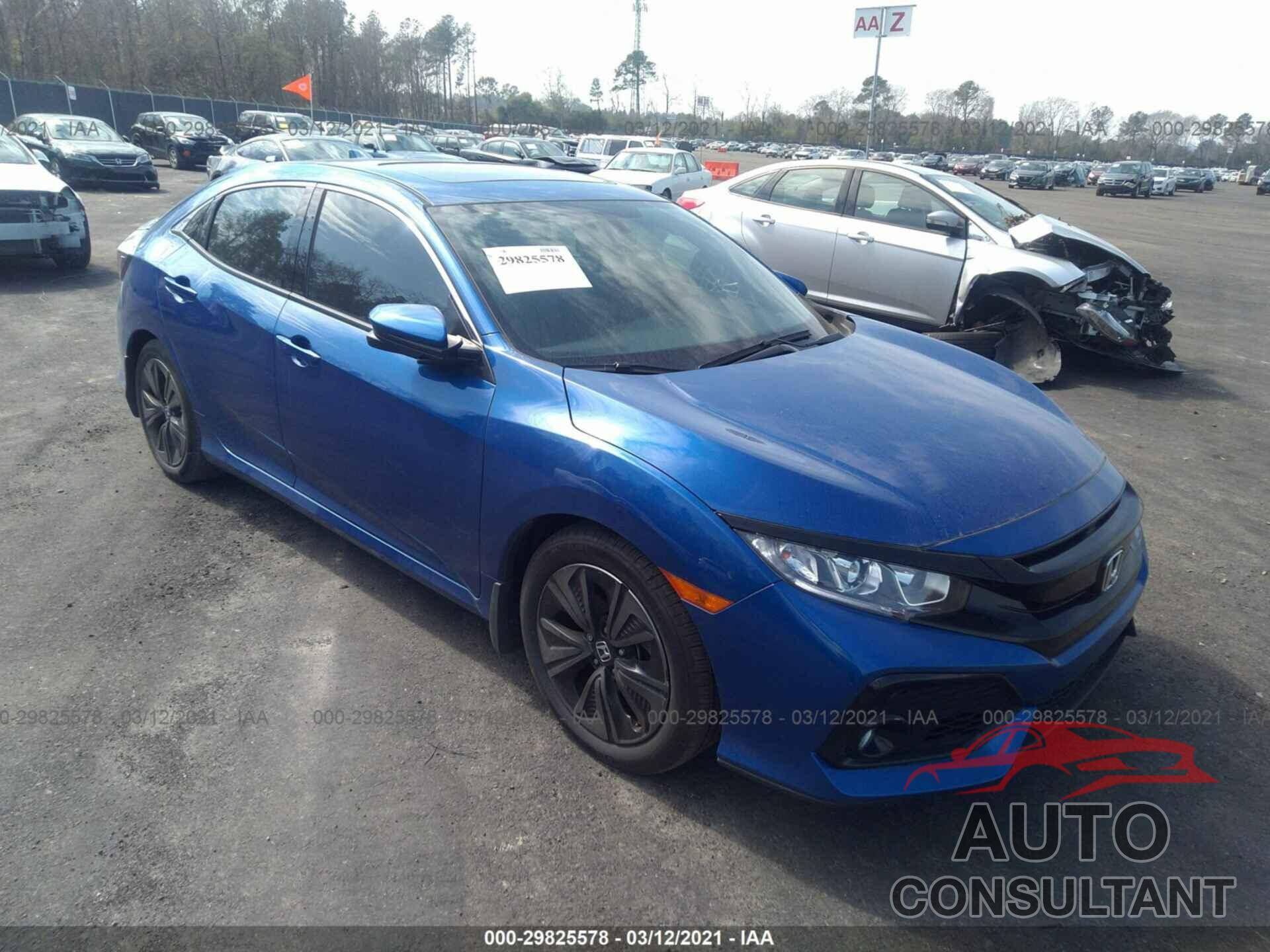 HONDA CIVIC HATCHBACK 2018 - SHHFK7H51JU224313