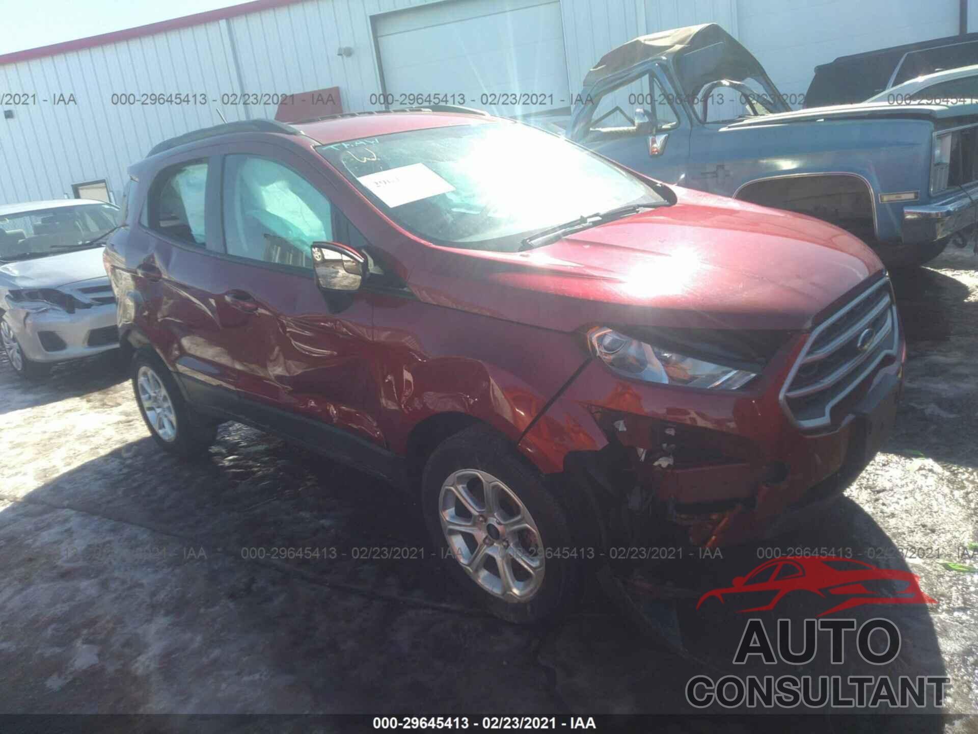 FORD ECOSPORT 2018 - MAJ6P1UL8JC226910