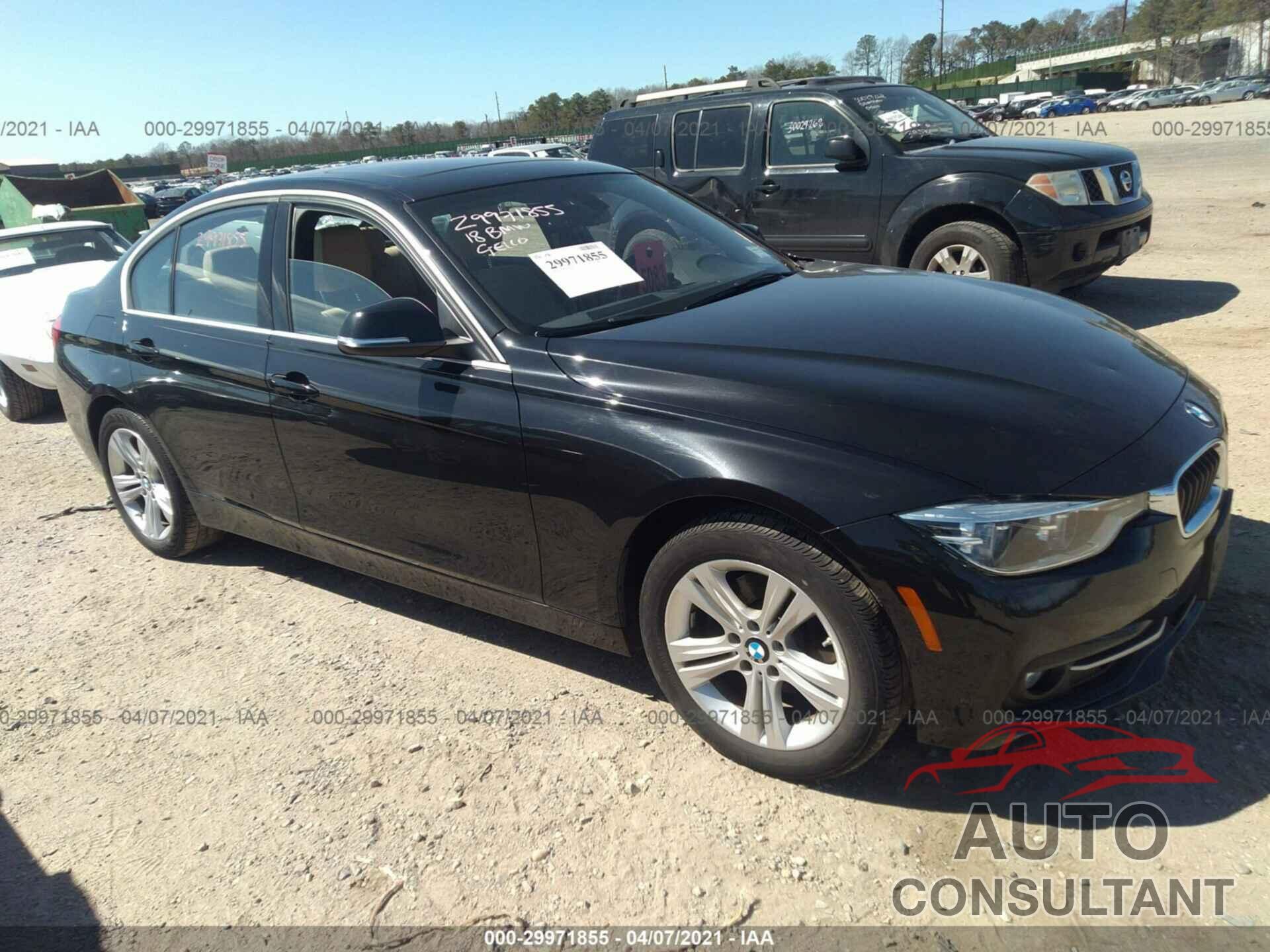 BMW 3 SERIES 2018 - WBA8D9G52JNU71579