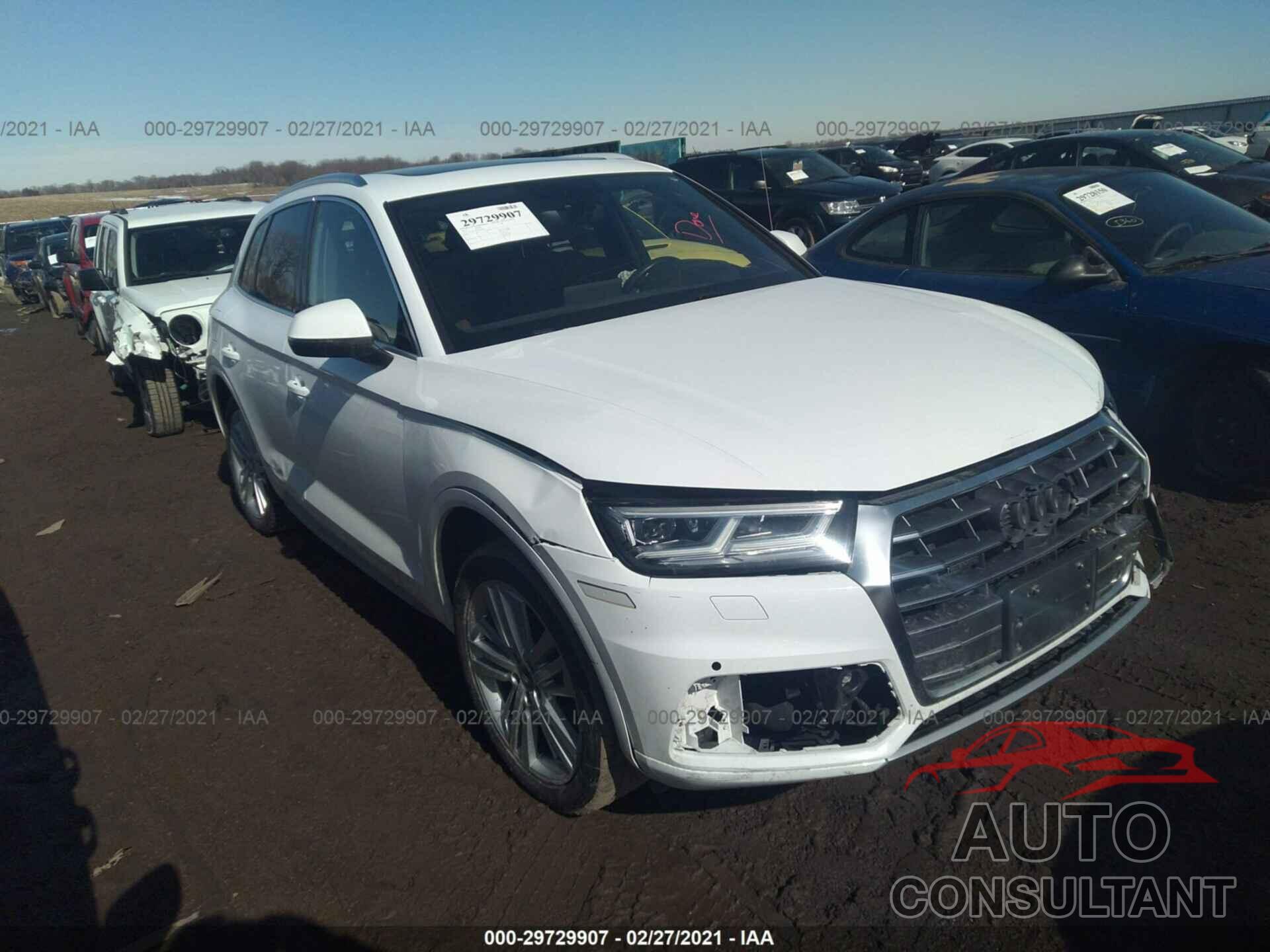 AUDI Q5 2018 - WA1CNAFY7J2036012