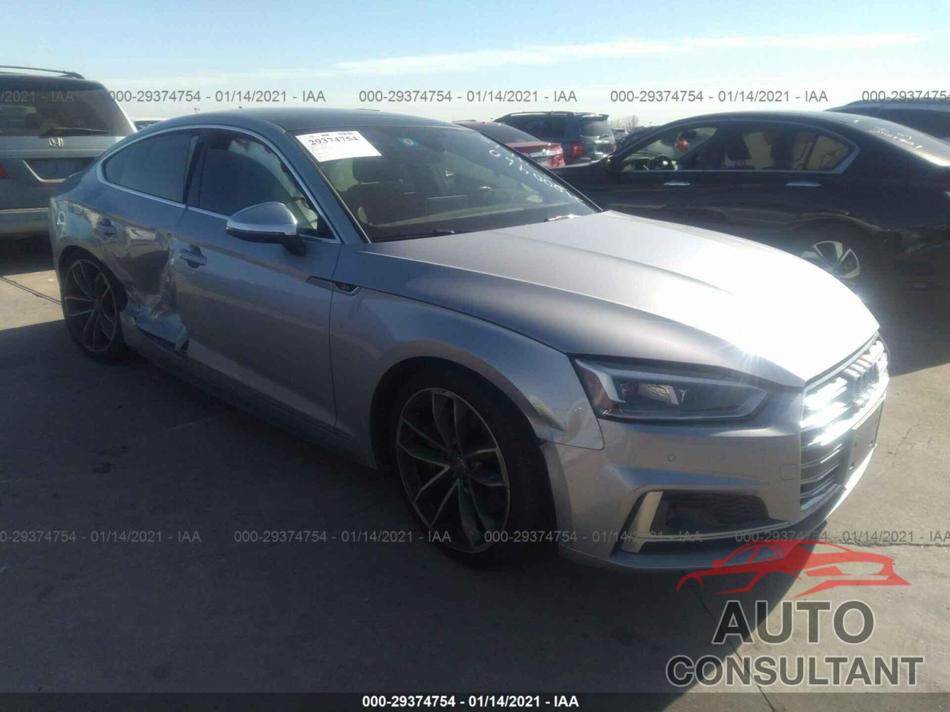 AUDI S5 SPORTBACK 2018 - WAUC4CF53JA074138