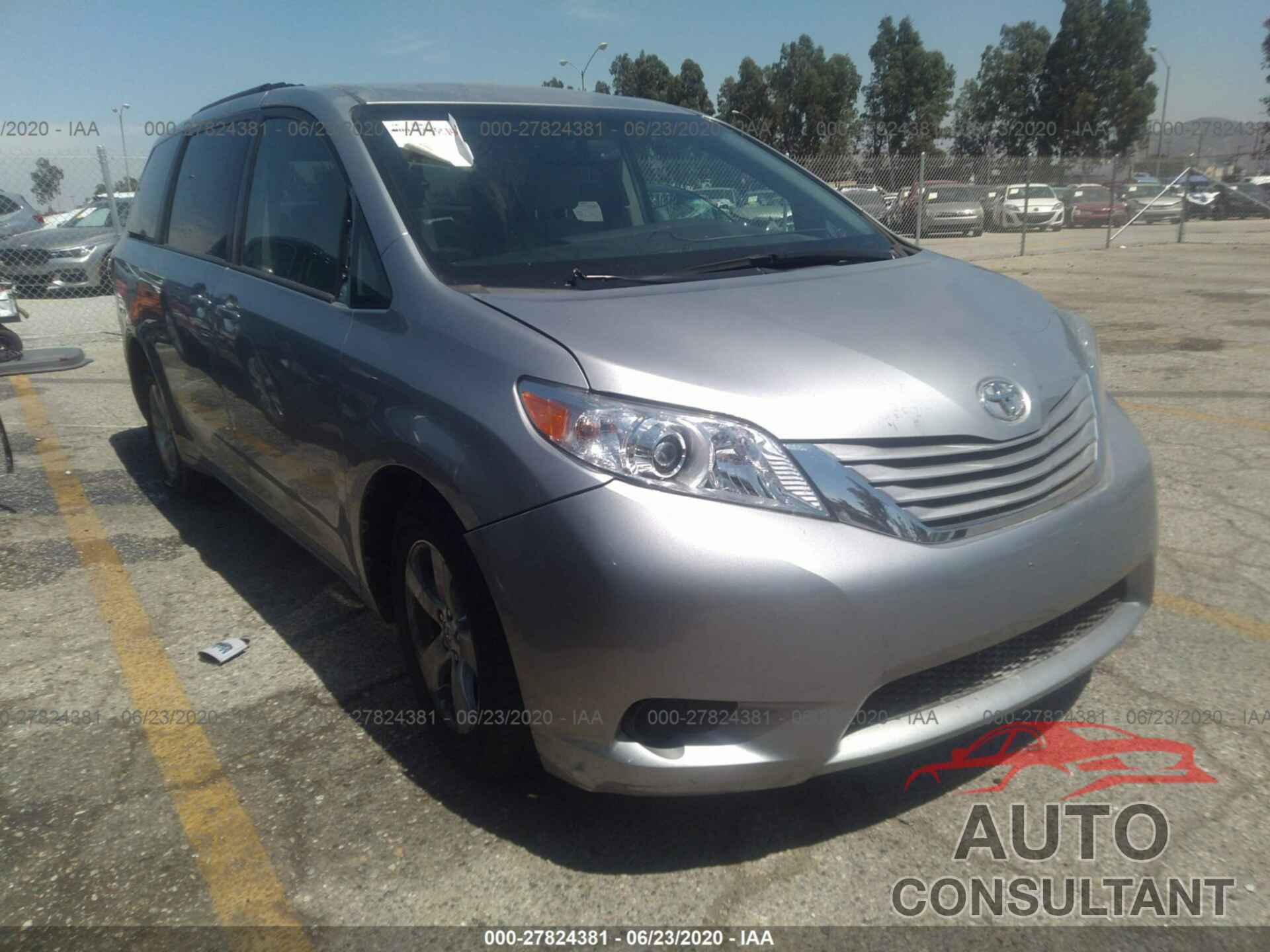 Toyota Sienna 2017 - 5TDKZ3DCXHS767903