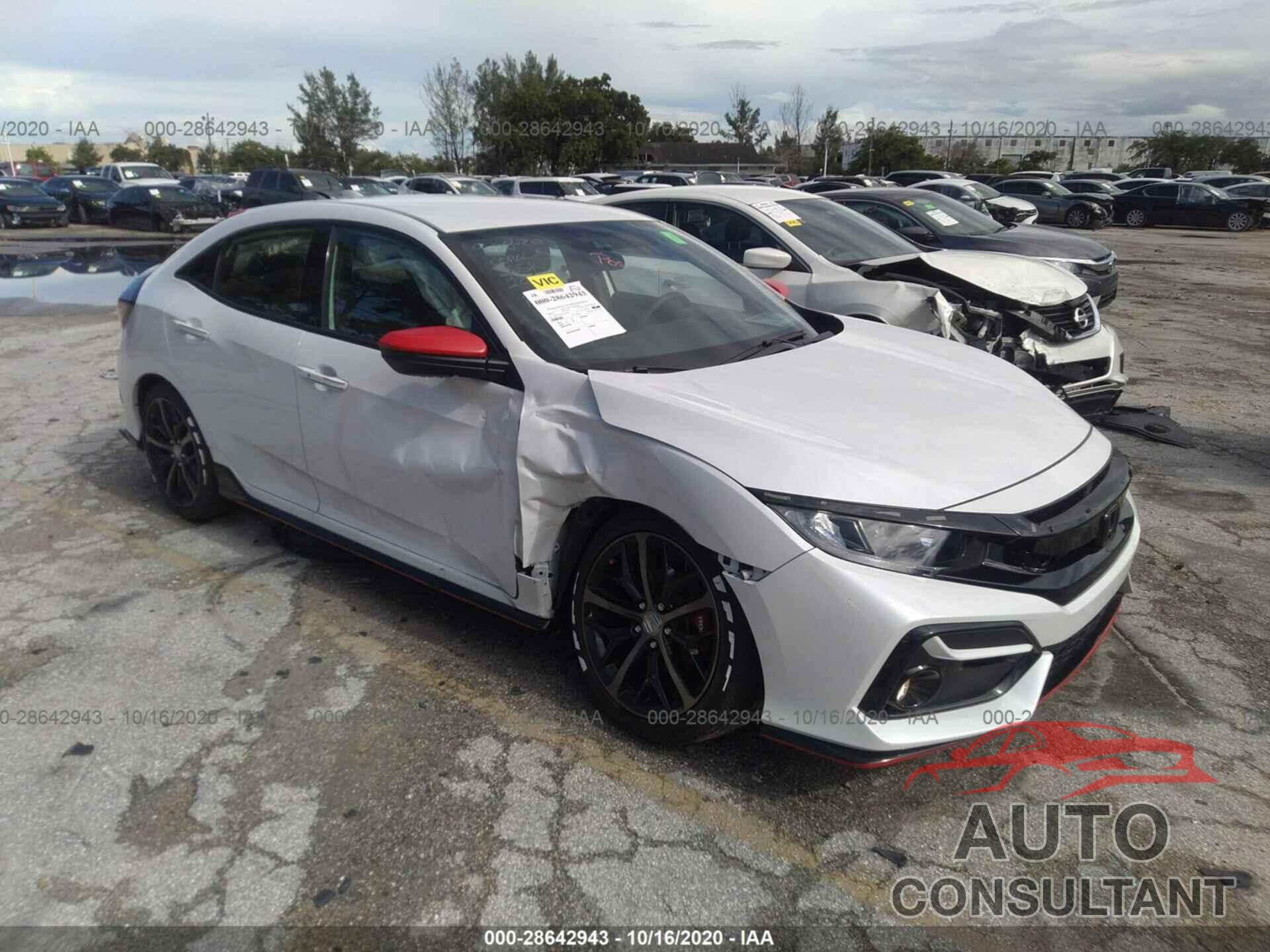HONDA CIVIC HATCHBACK 2020 - SHHFK7H47LU222902