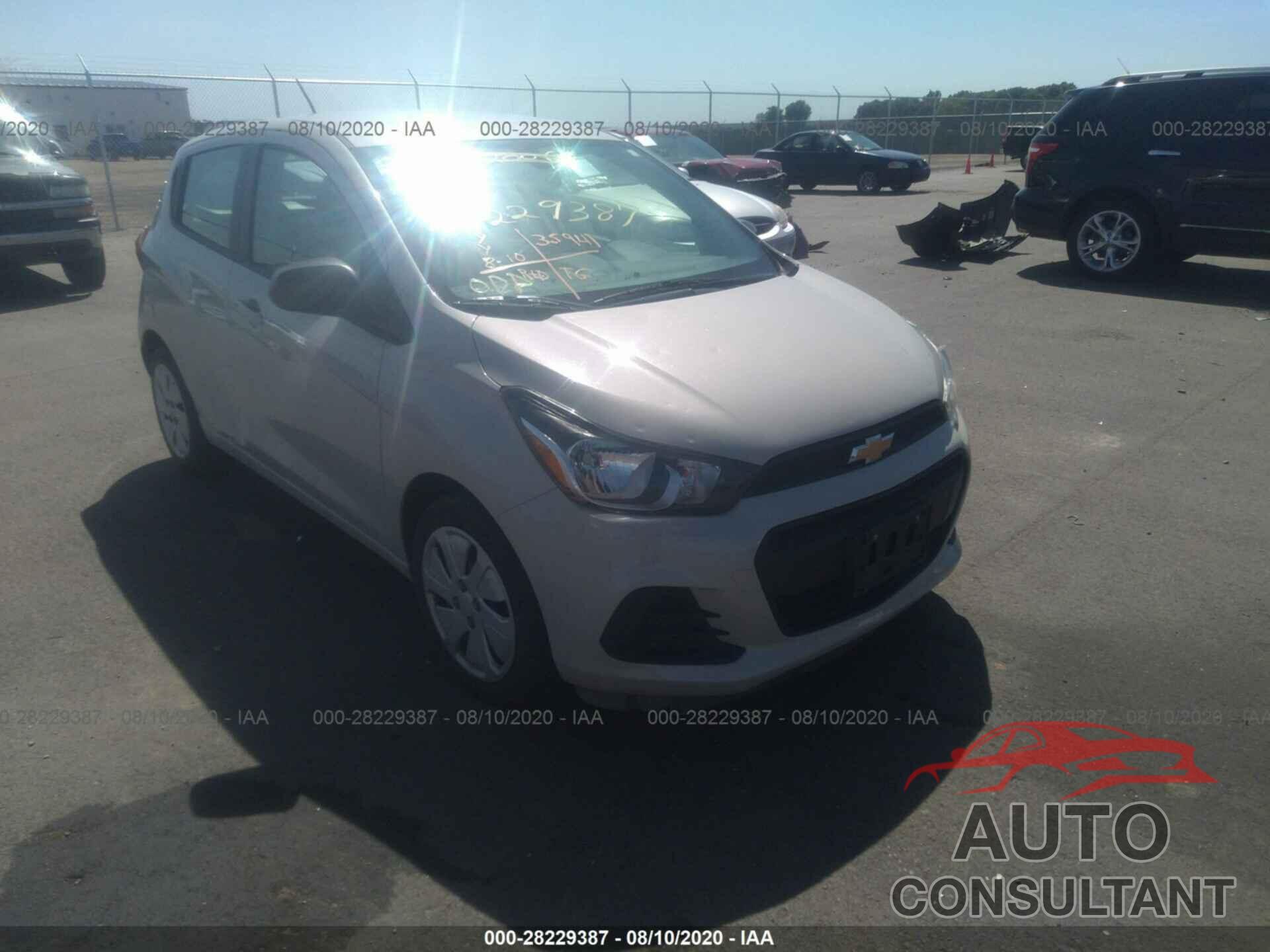 CHEVROLET SPARK 2016 - KL8CB6SA7GC619258
