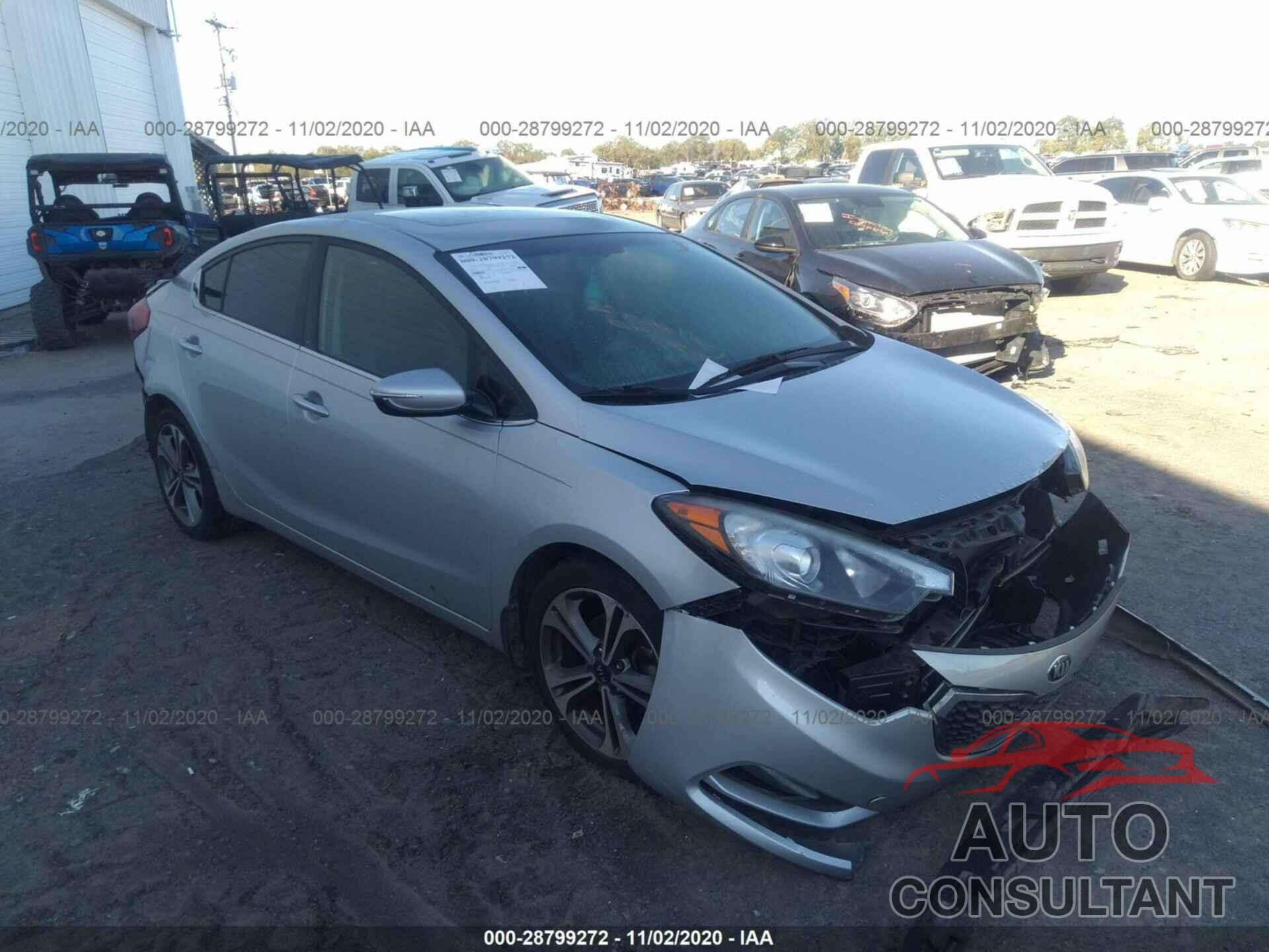 KIA FORTE 2016 - KNAFZ4A81G5592546
