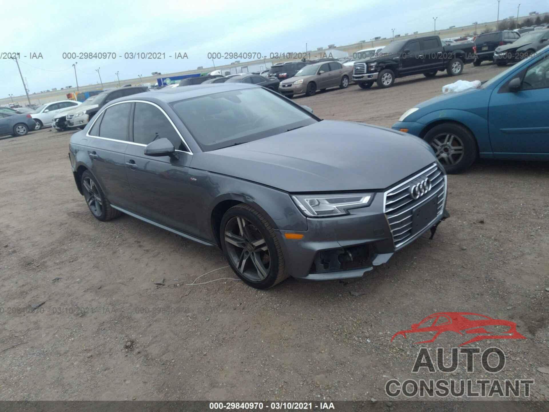 AUDI A4 2017 - WAULMAF42HN067860