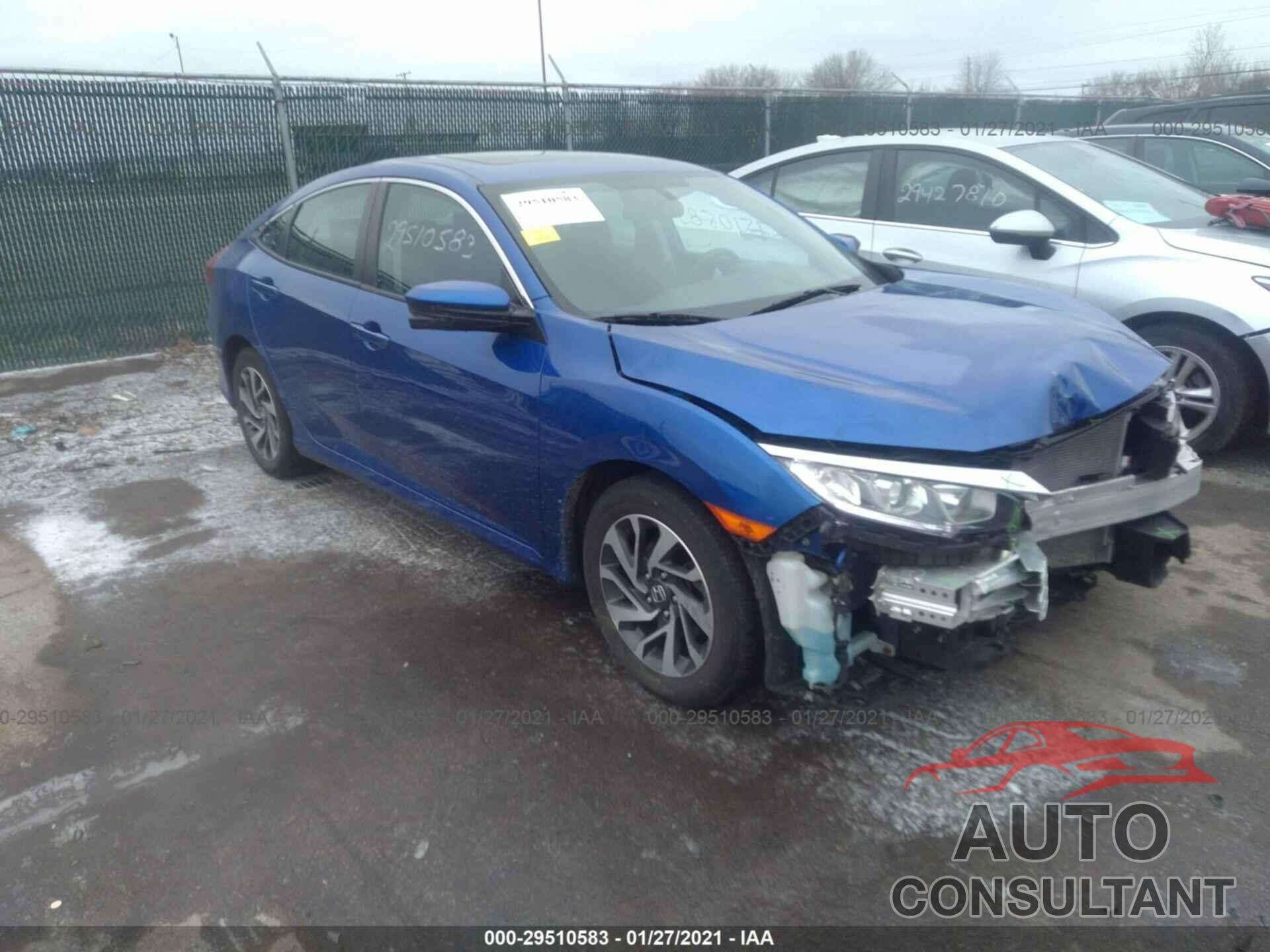 HONDA CIVIC SEDAN 2018 - 19XFC2F75JE005253