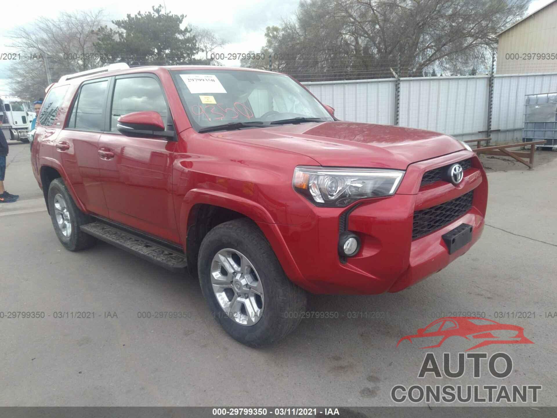 TOYOTA 4RUNNER 2018 - JTEZU5JR9J5188880