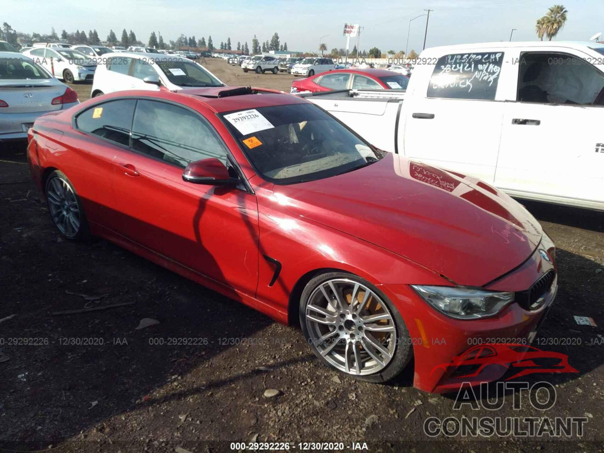 BMW 4 SERIES 2016 - WBA3N7C54GK227217