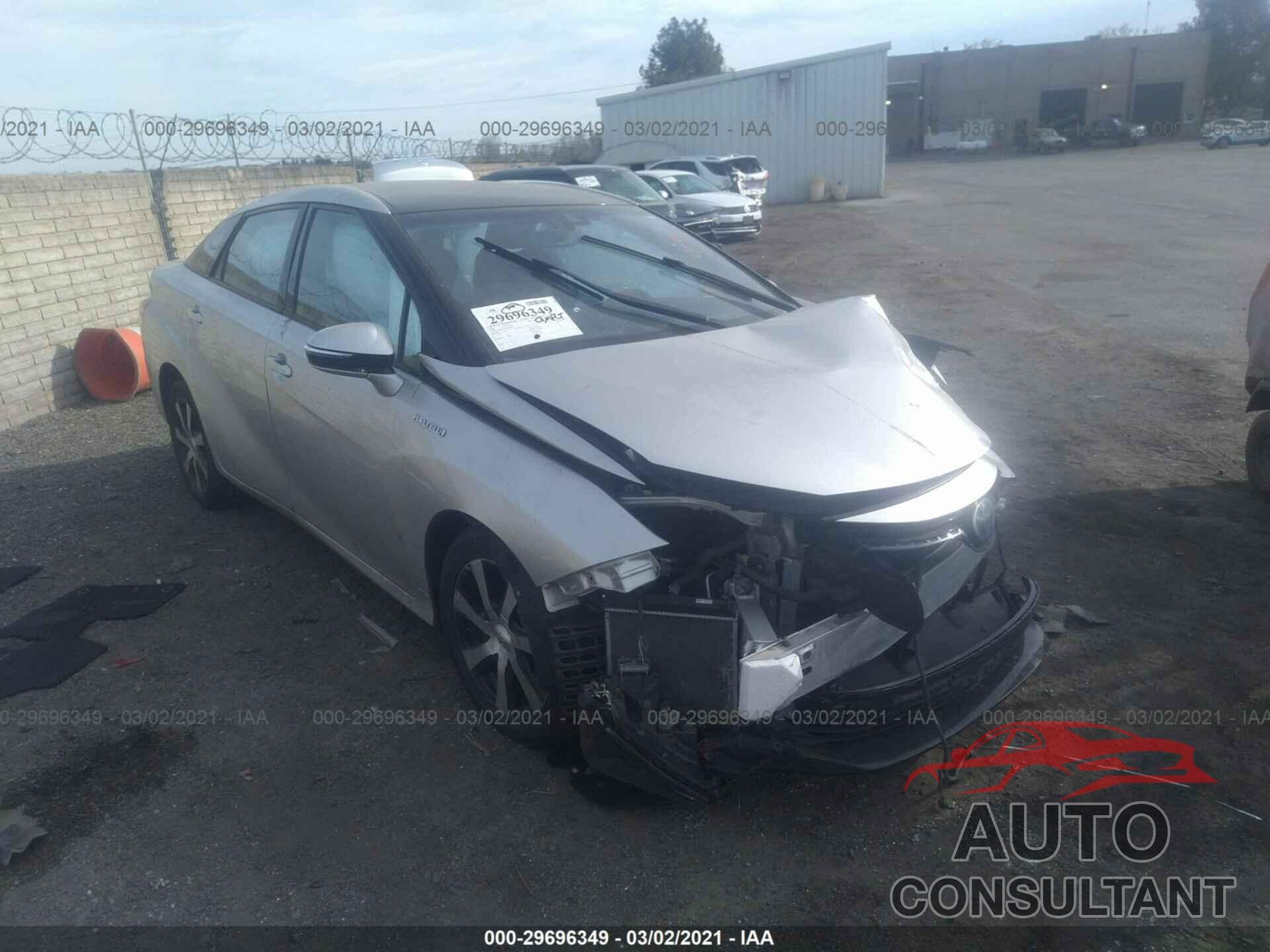 TOYOTA MIRAI 2016 - JTDBVRBD6GA000569