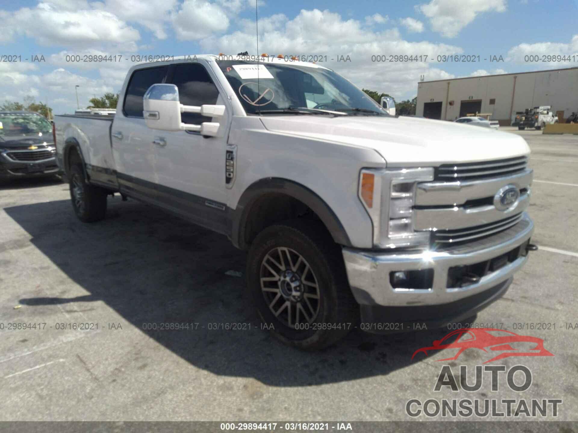 FORD SUPER DUTY F-250 SRW 2019 - 1FT7W2BT9KEF10465