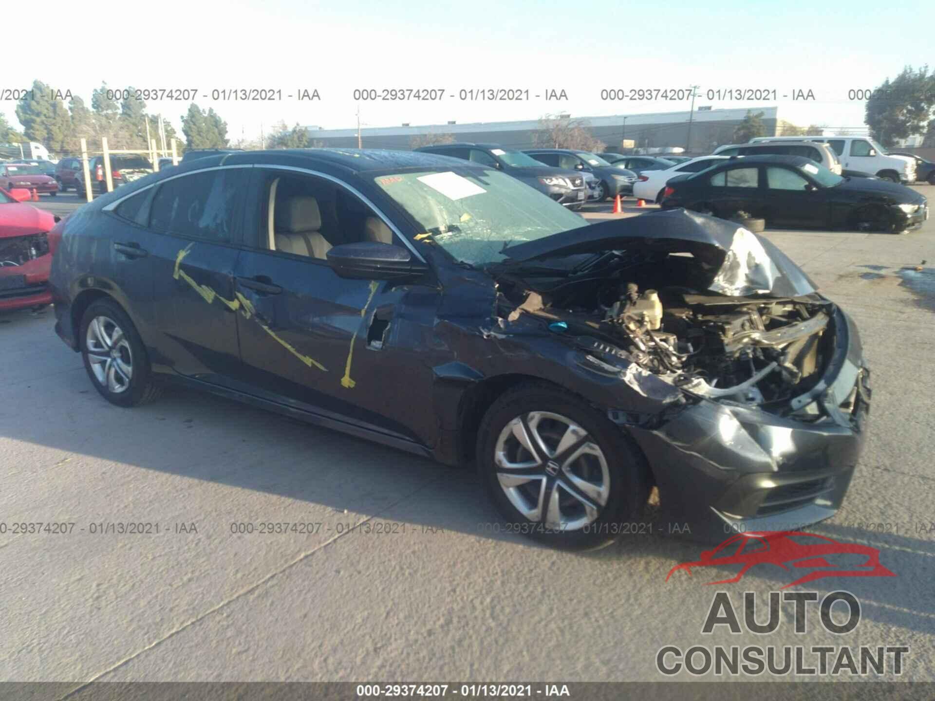 HONDA CIVIC SEDAN 2016 - 19XFC2F5XGE207156