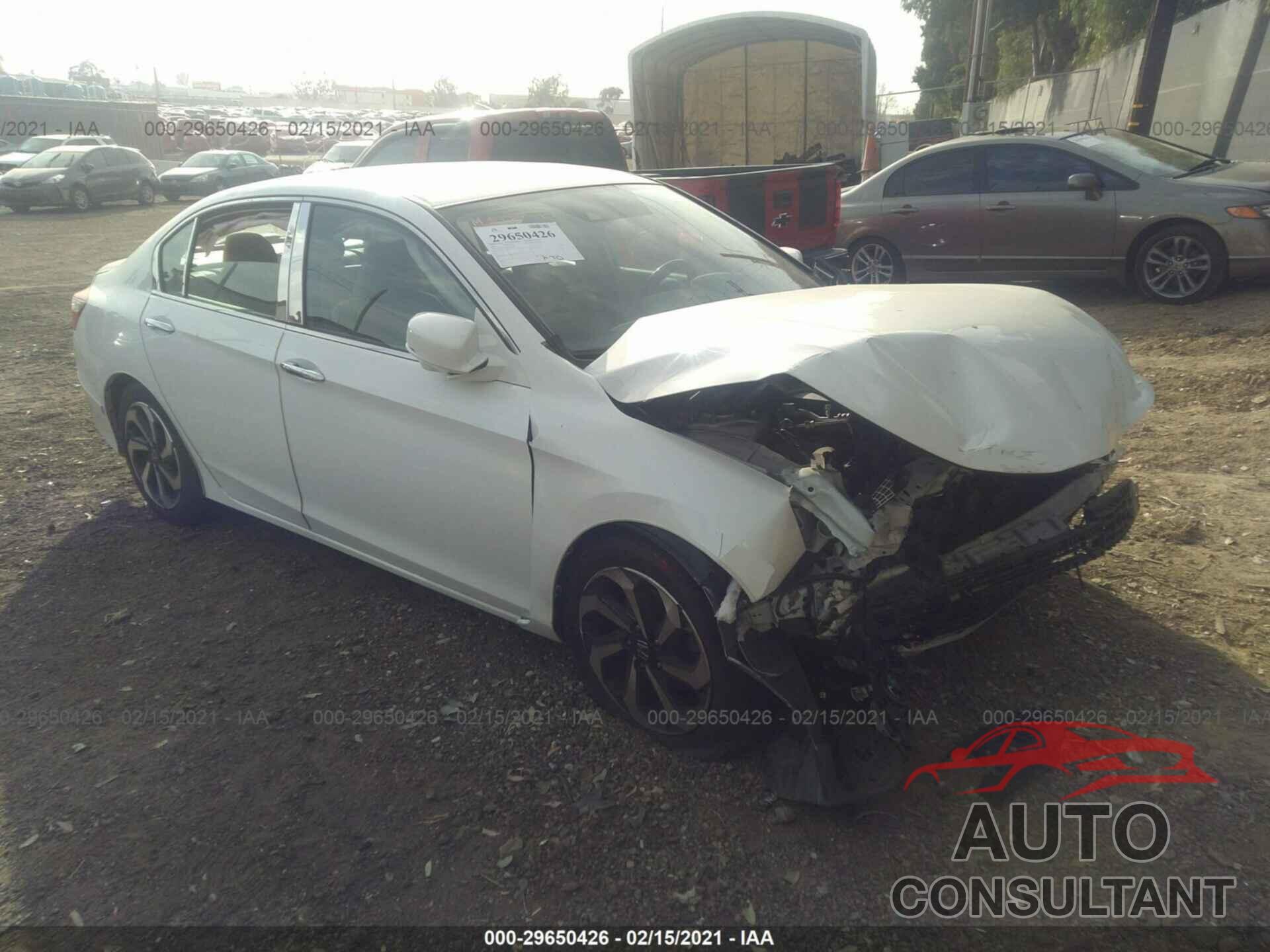 HONDA ACCORD SEDAN 2016 - 1HGCR3F09GA009202