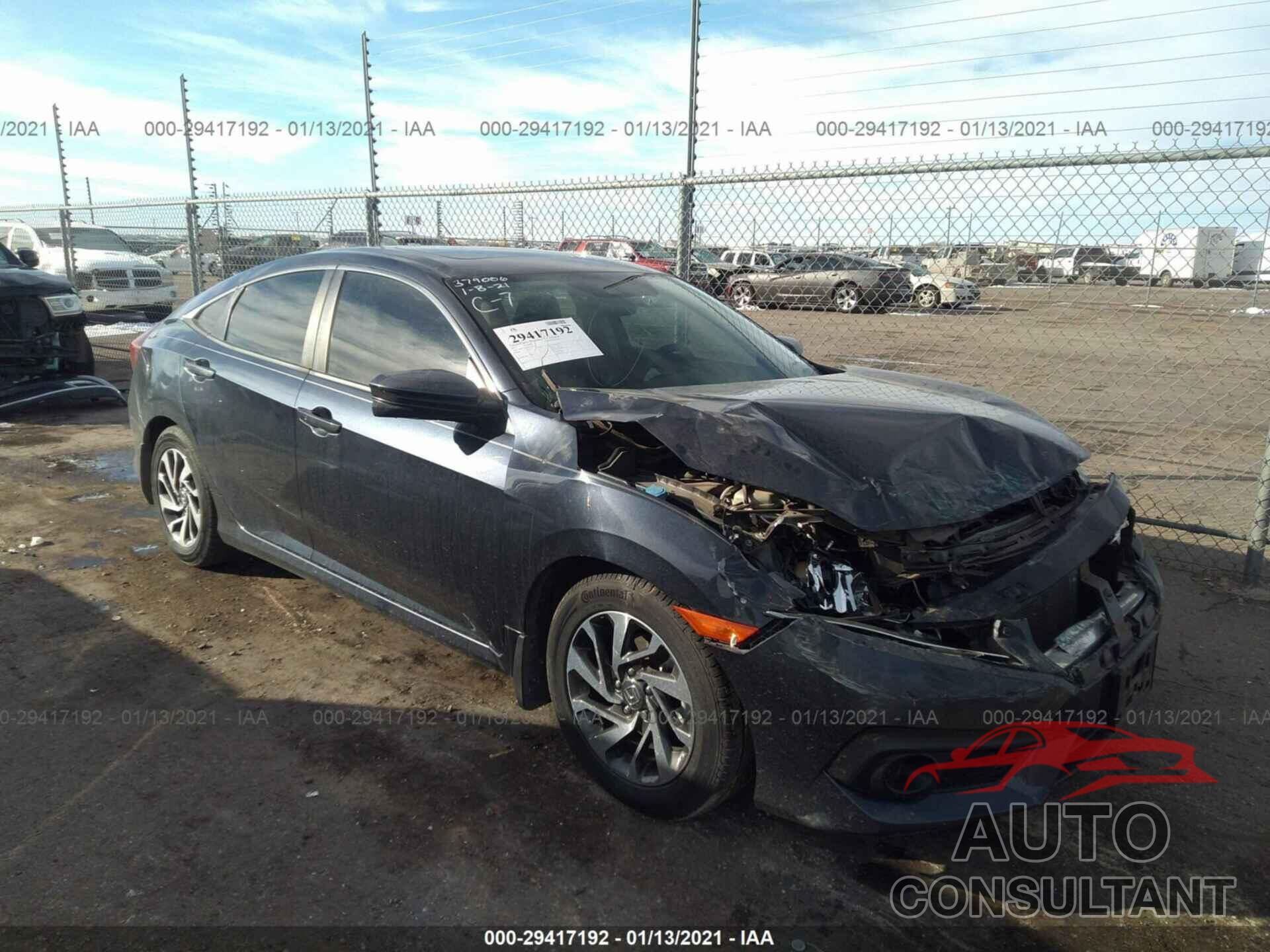 HONDA CIVIC SEDAN 2017 - 19XFC2F85HE074074