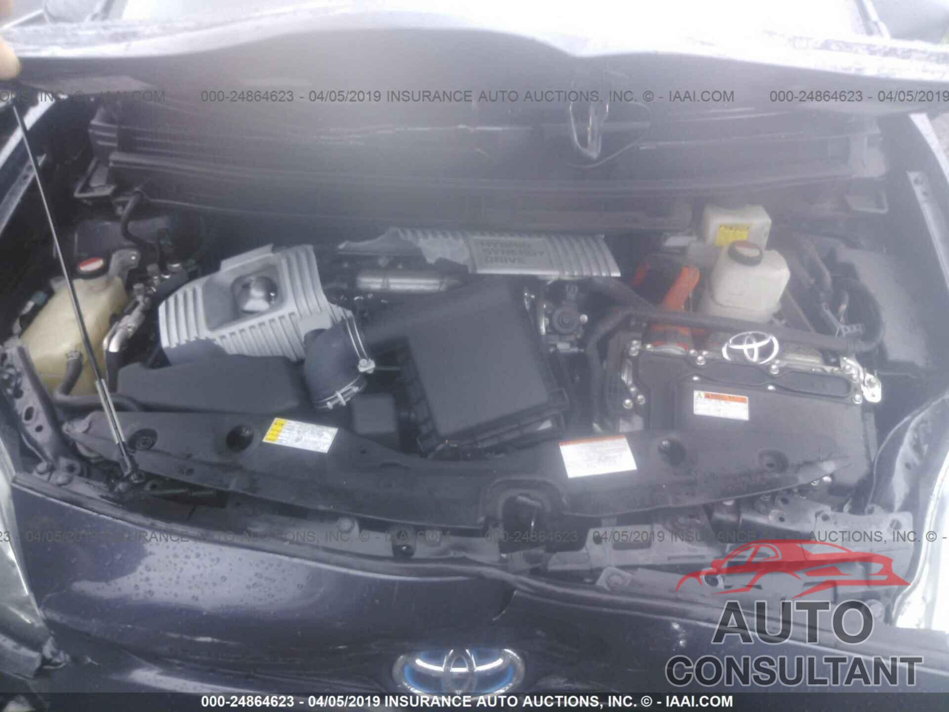 TOYOTA PRIUS 2015 - JTDKN3DU6F0456456