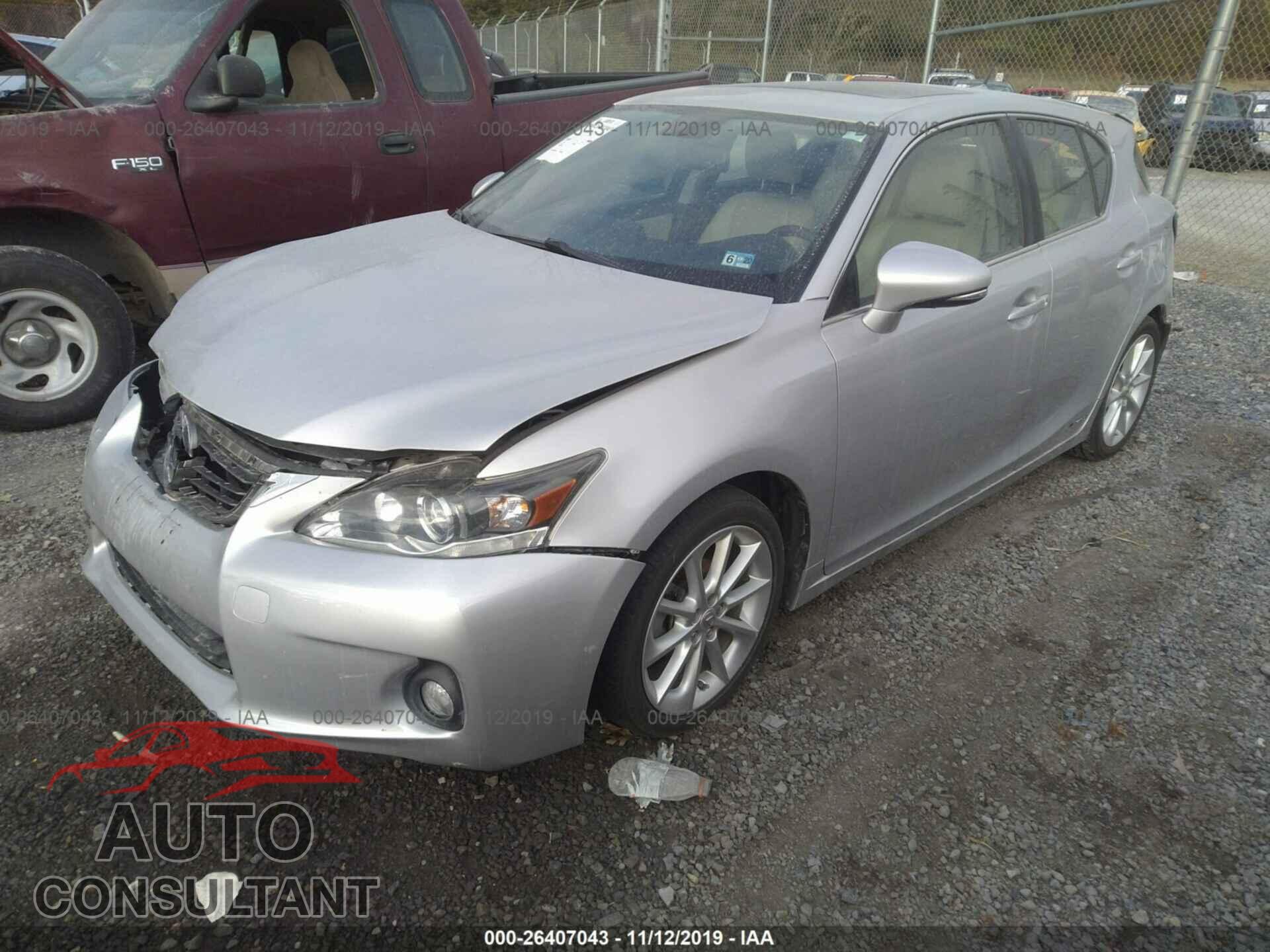 LEXUS CT 2012 - JTHKD5BH4C2121103