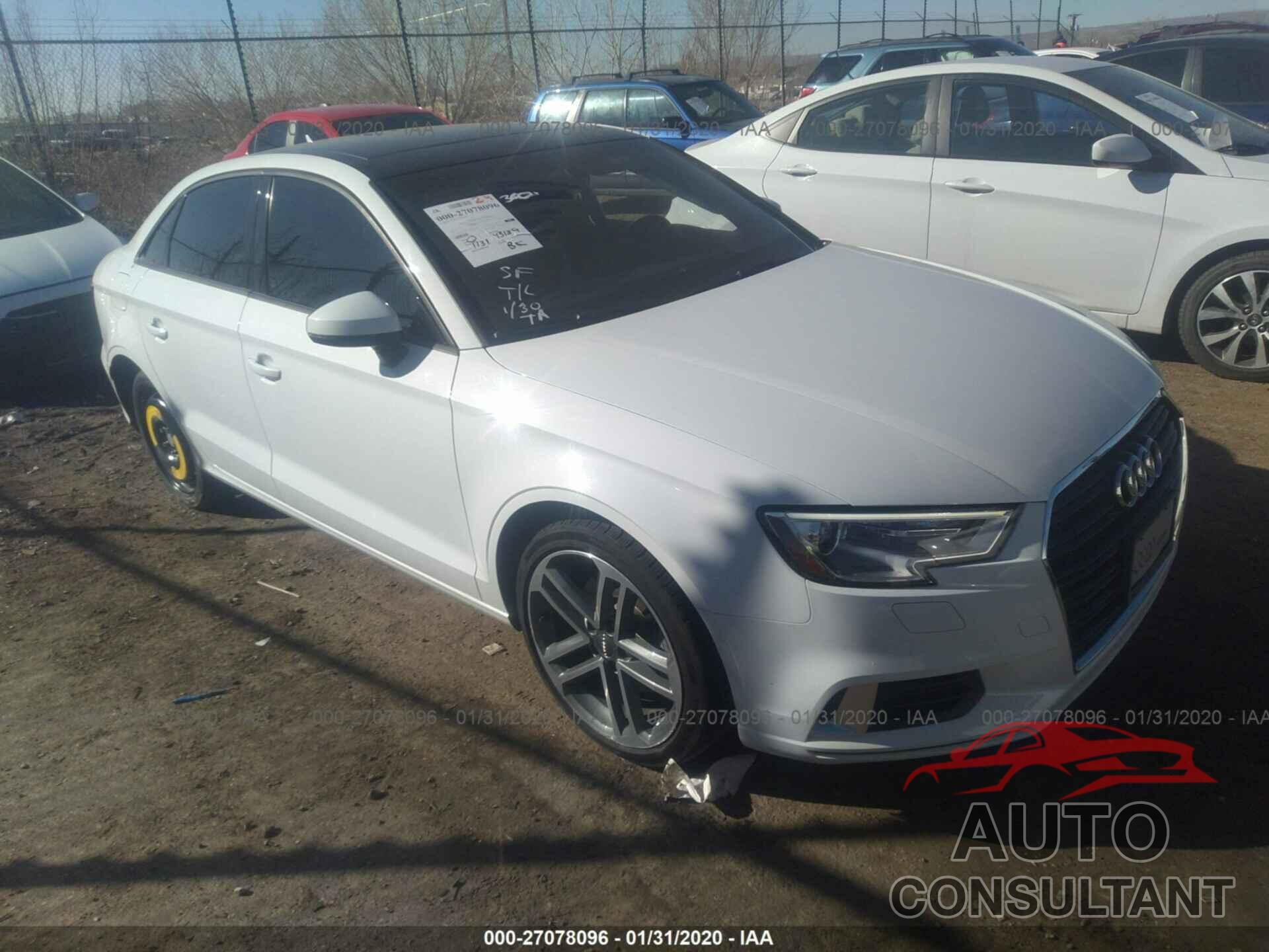 AUDI A3 2017 - WAUAUGFF6H1075348