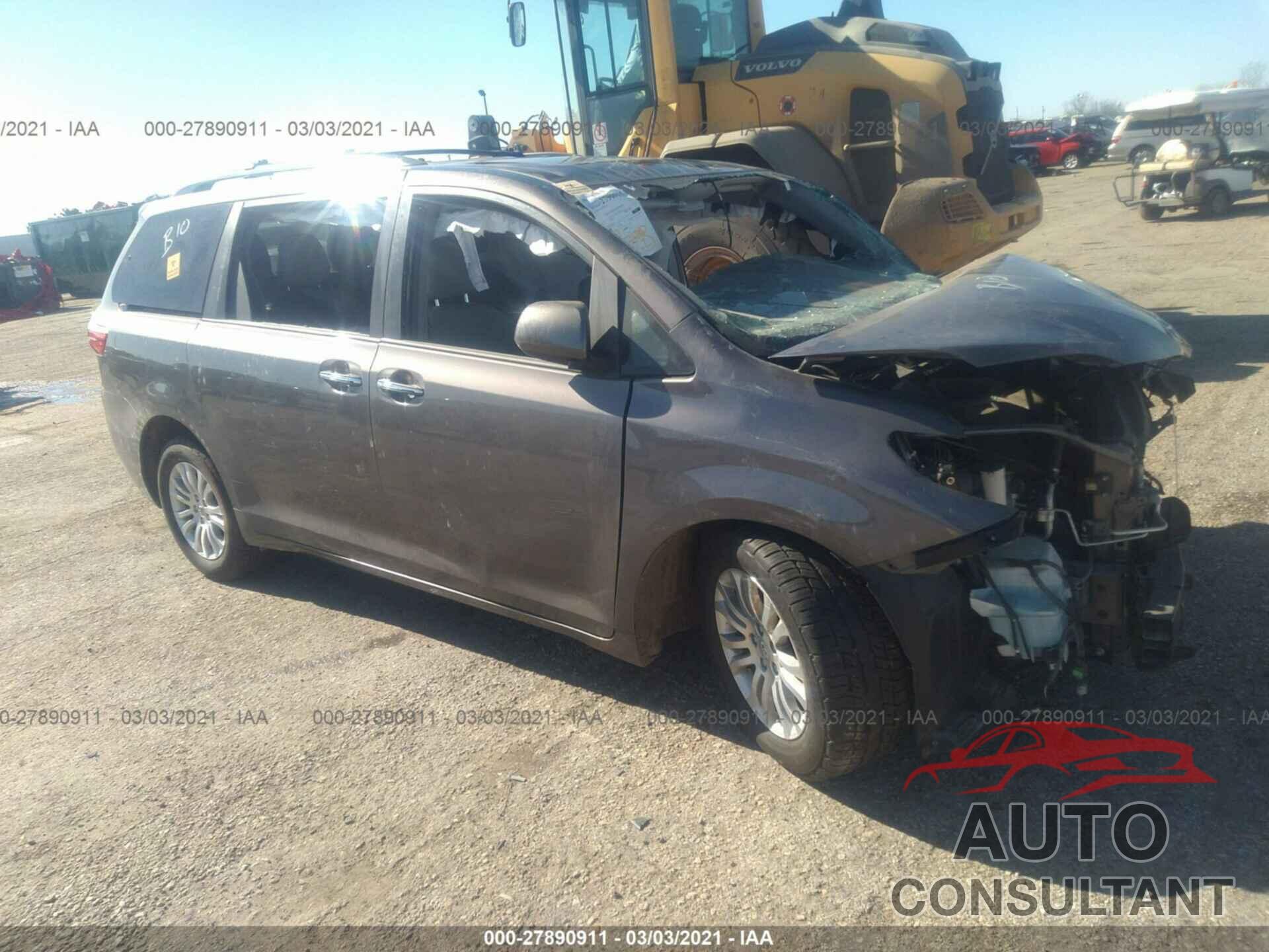 TOYOTA SIENNA 2017 - 5TDYZ3DC0HS782694