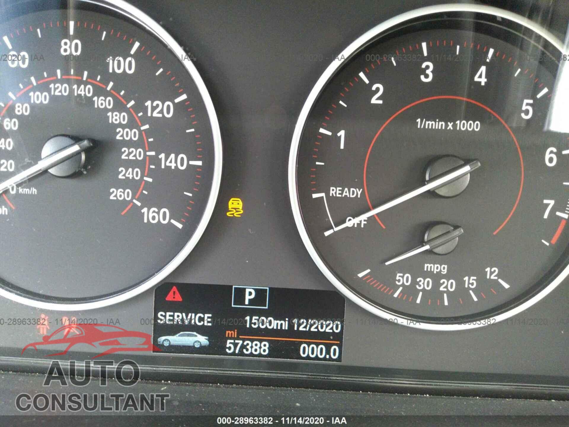 BMW 3 SERIES 2016 - WBA8E3G57GNU00901