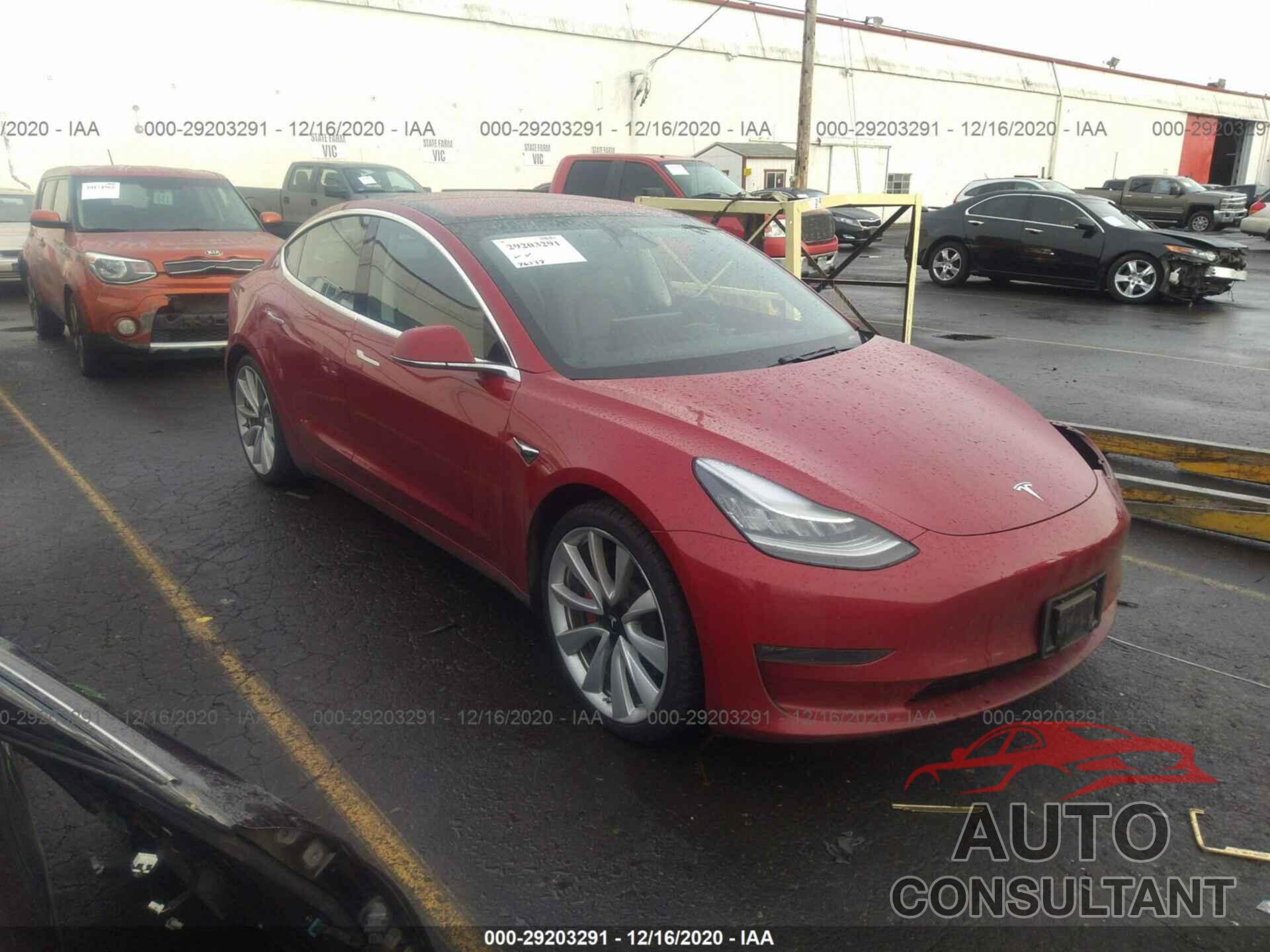 TESLA MODEL 3 2018 - 5YJ3E1EB8JF063283