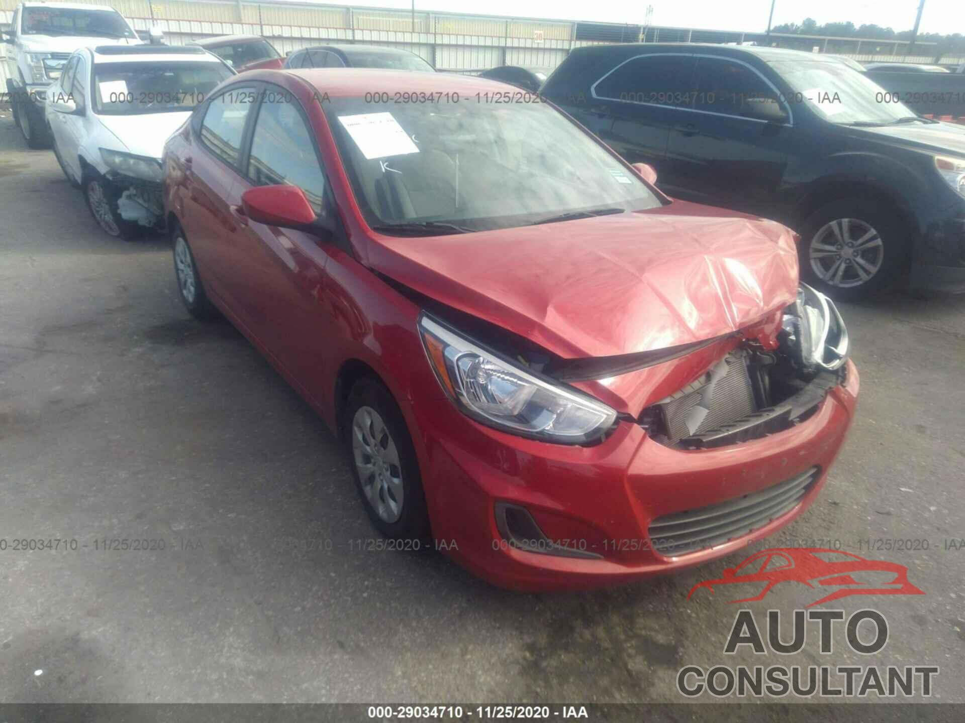 HYUNDAI ACCENT 2017 - KMHCT4AE9HU300819