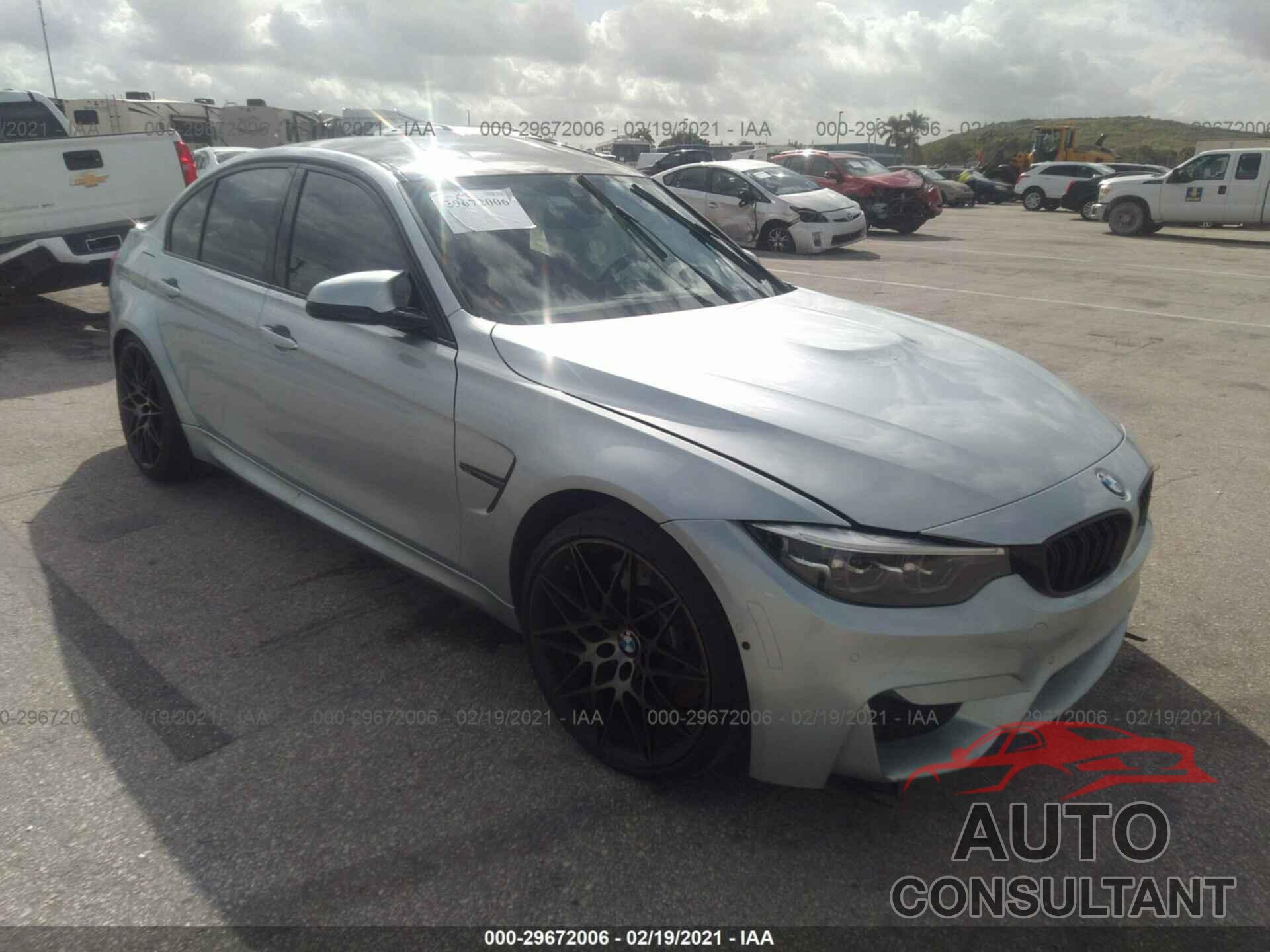 BMW M3 2018 - WBS8M9C59J5J79736