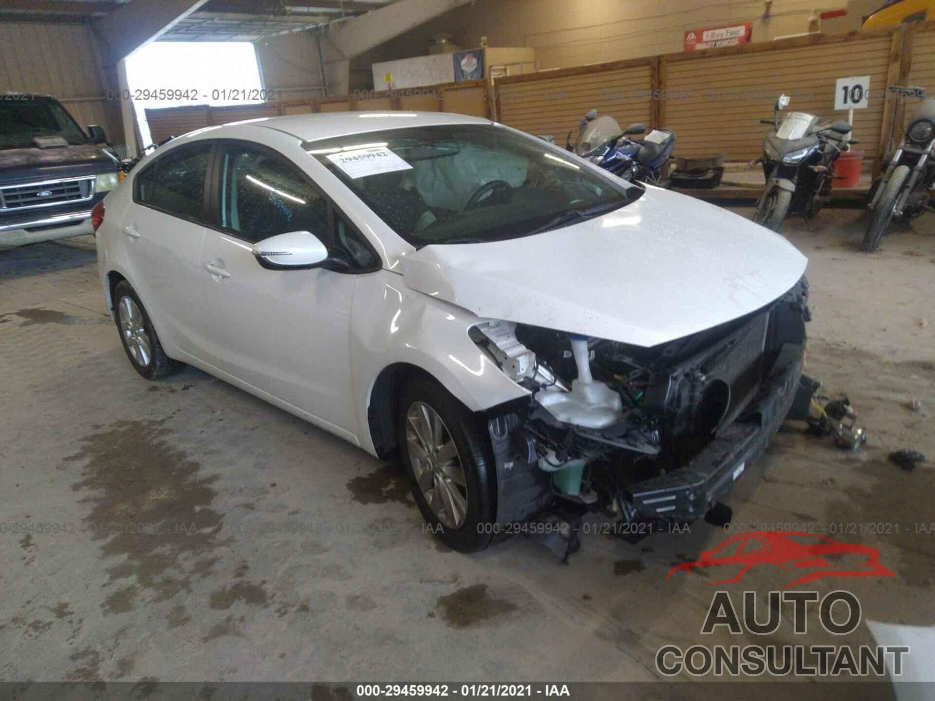 KIA FORTE 2016 - KNAFX4A62G5584105