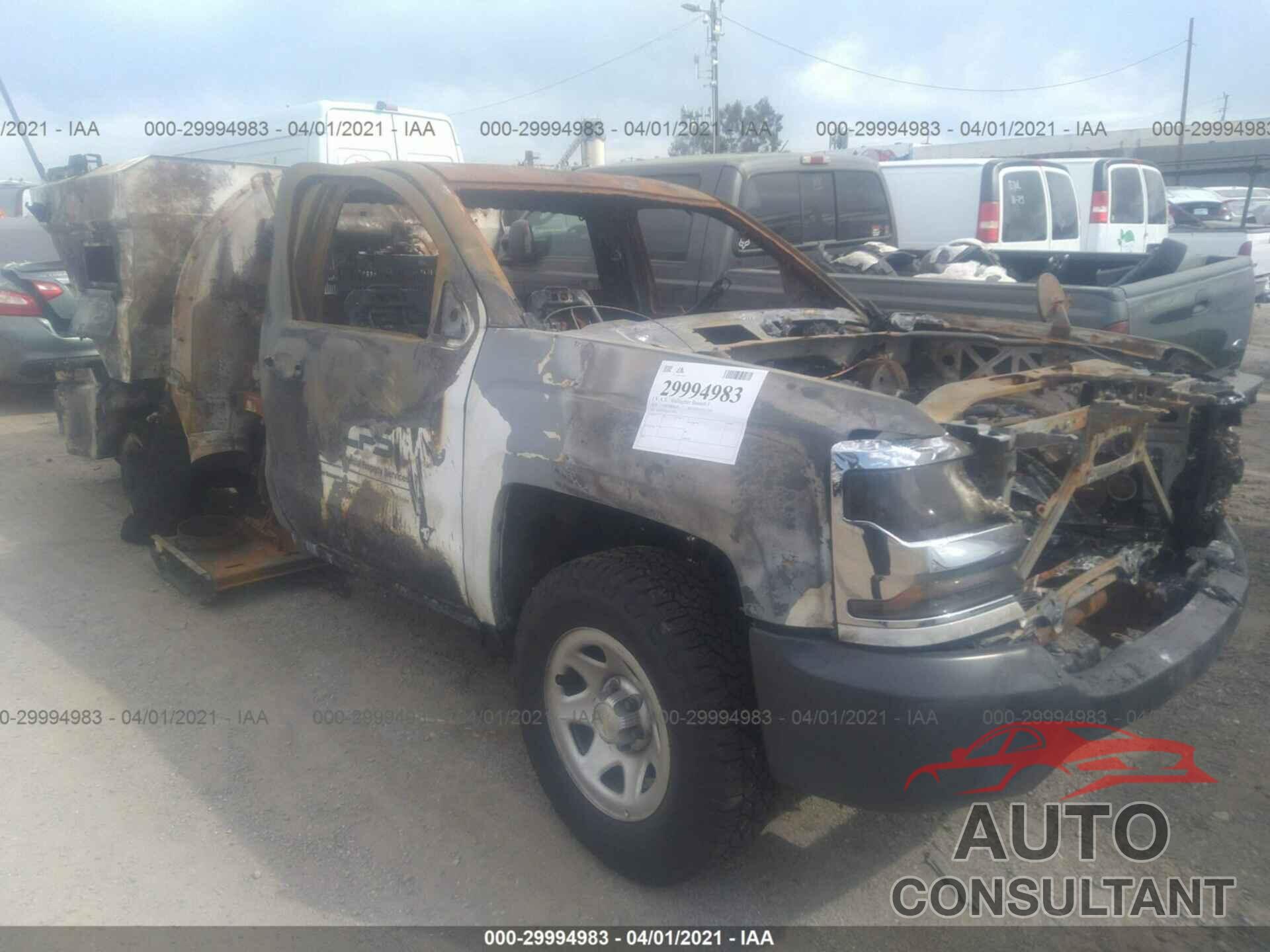 CHEVROLET SILVERADO 1500 2016 - 1GCNCNEH6GZ319031