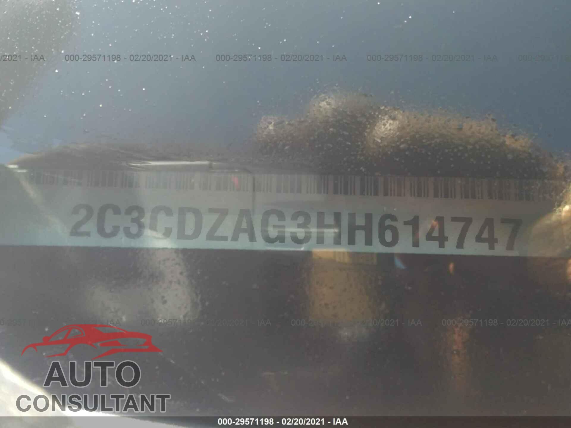 DODGE CHALLENGER 2017 - 2C3CDZAG3HH614747