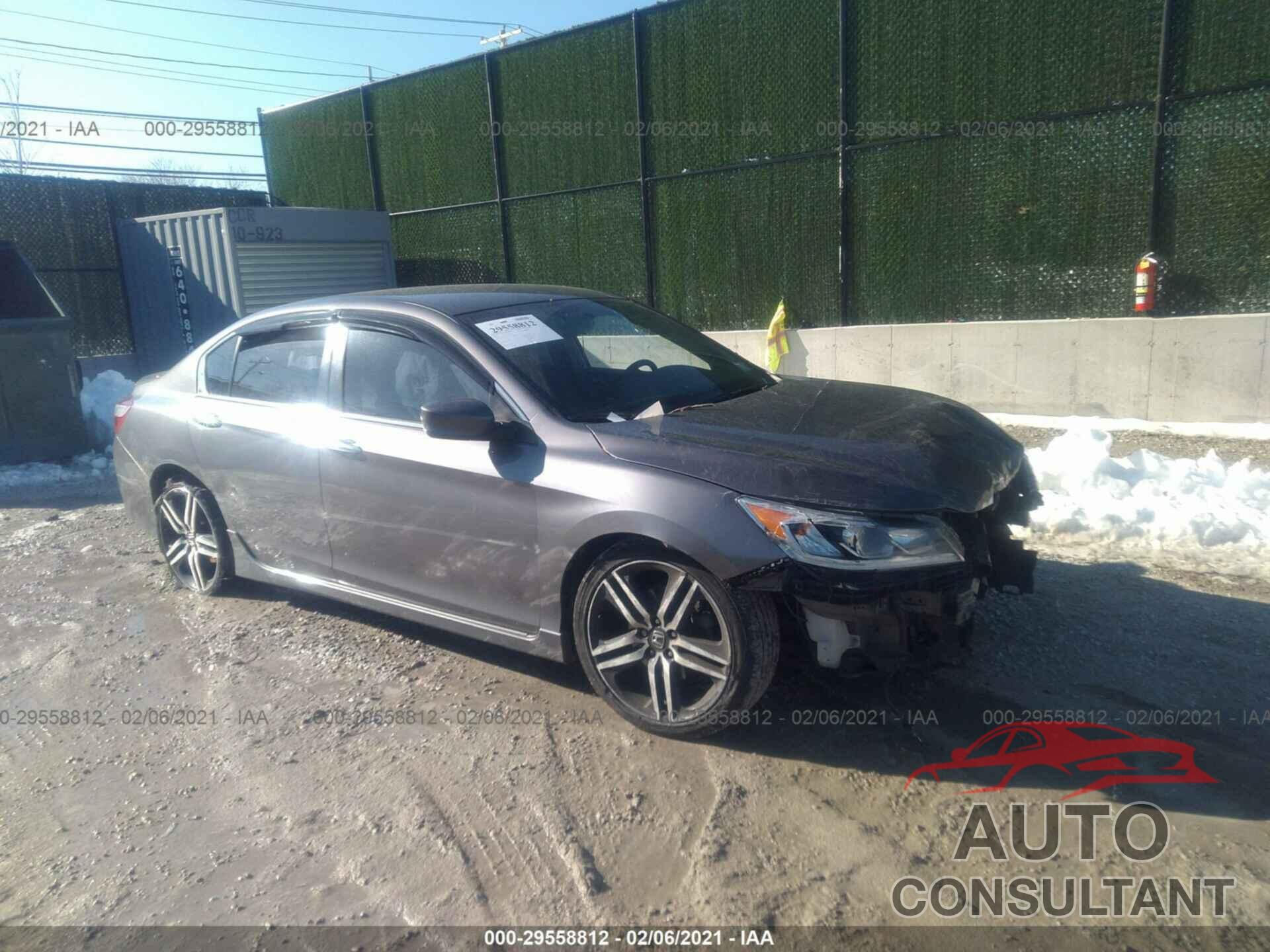 HONDA ACCORD SEDAN 2017 - 1HGCR2F16HA260120