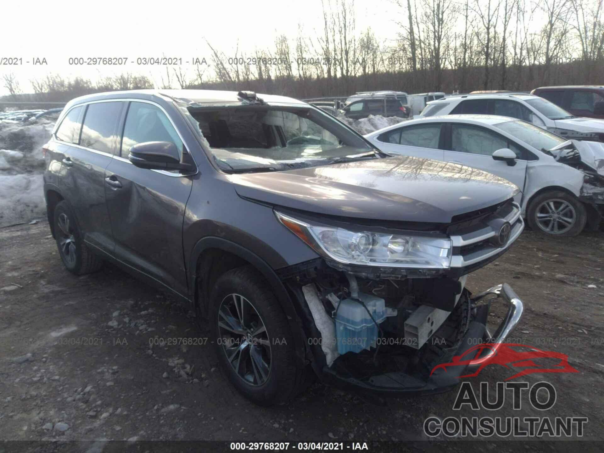 TOYOTA HIGHLANDER 2017 - 5TDBZRFH7HS436465