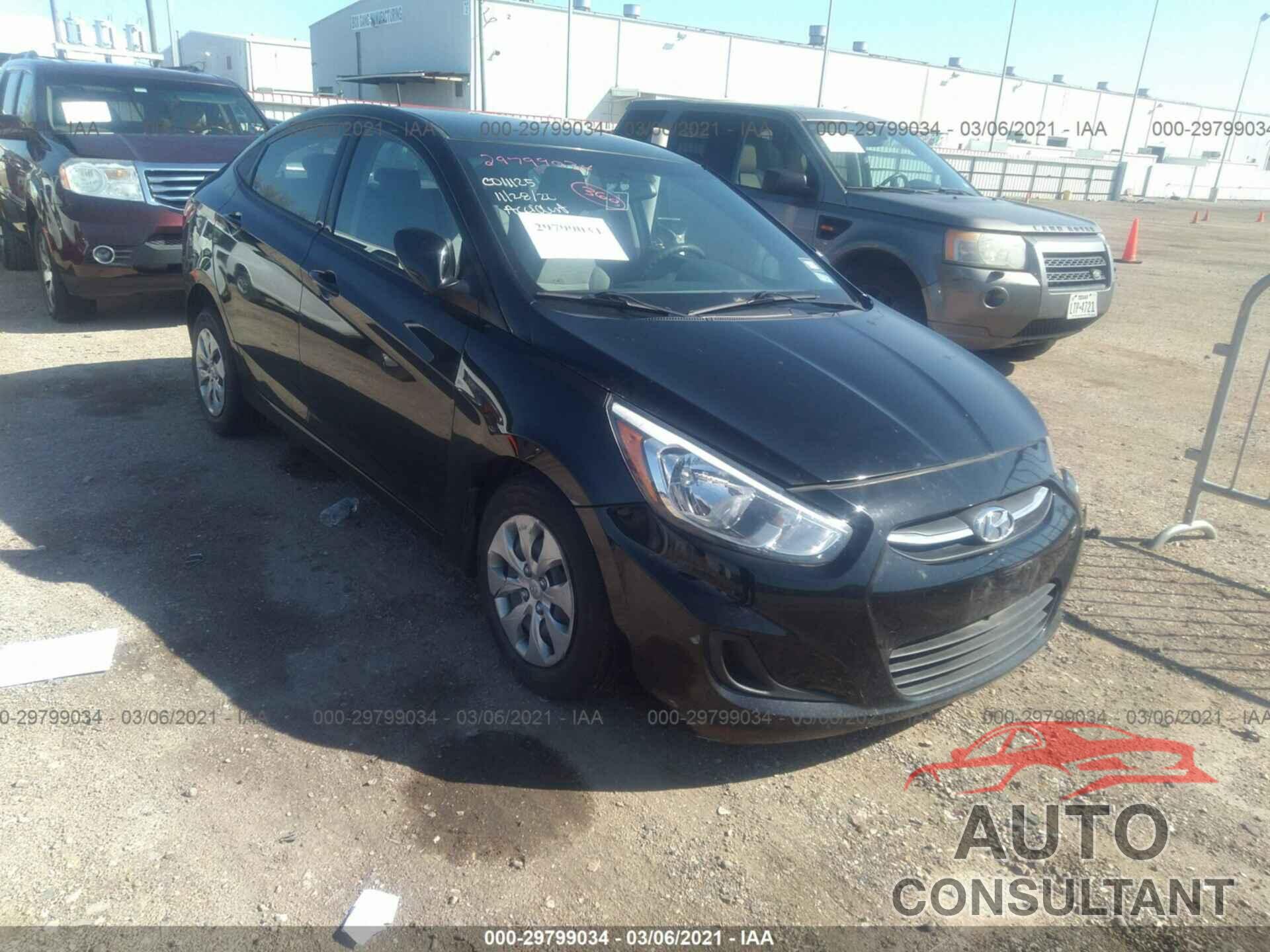 HYUNDAI ACCENT 2017 - KMHCT4AEXHU386920