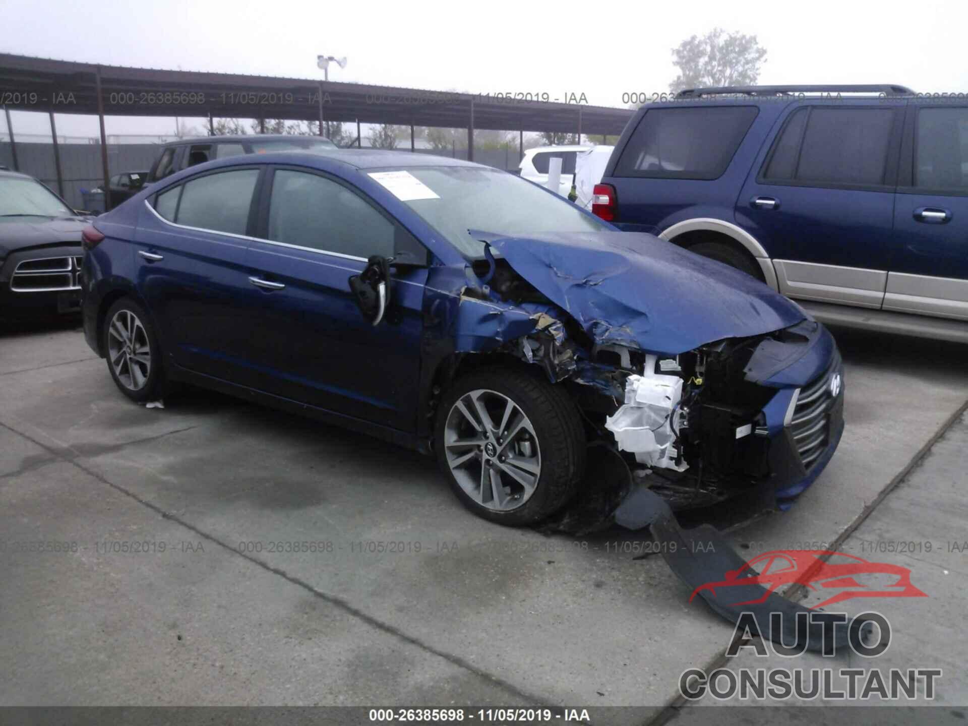 HYUNDAI ELANTRA 2017 - 5NPD84LF9HH061007