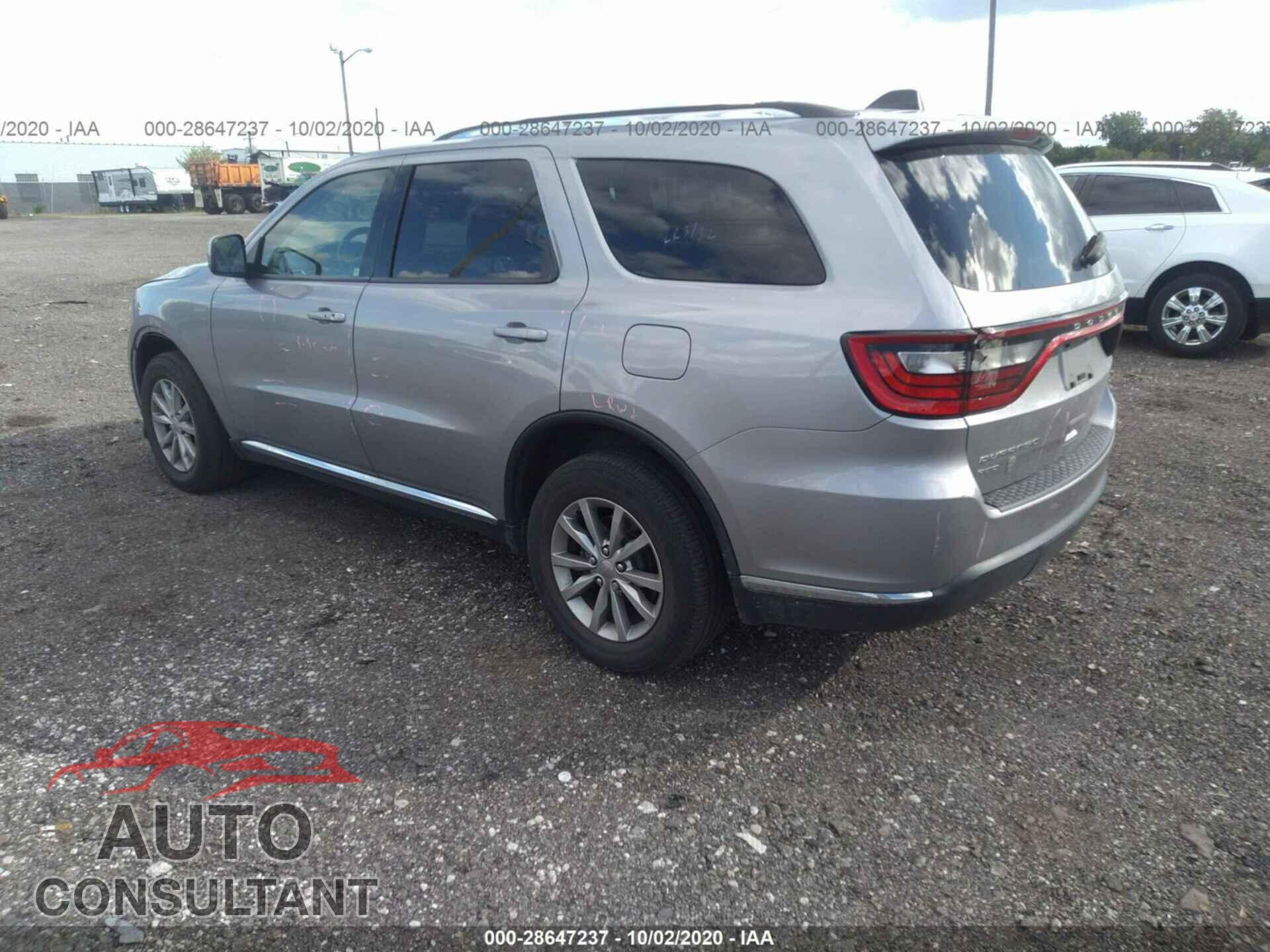 DODGE DURANGO 2017 - 1C4RDJAG3HC630151
