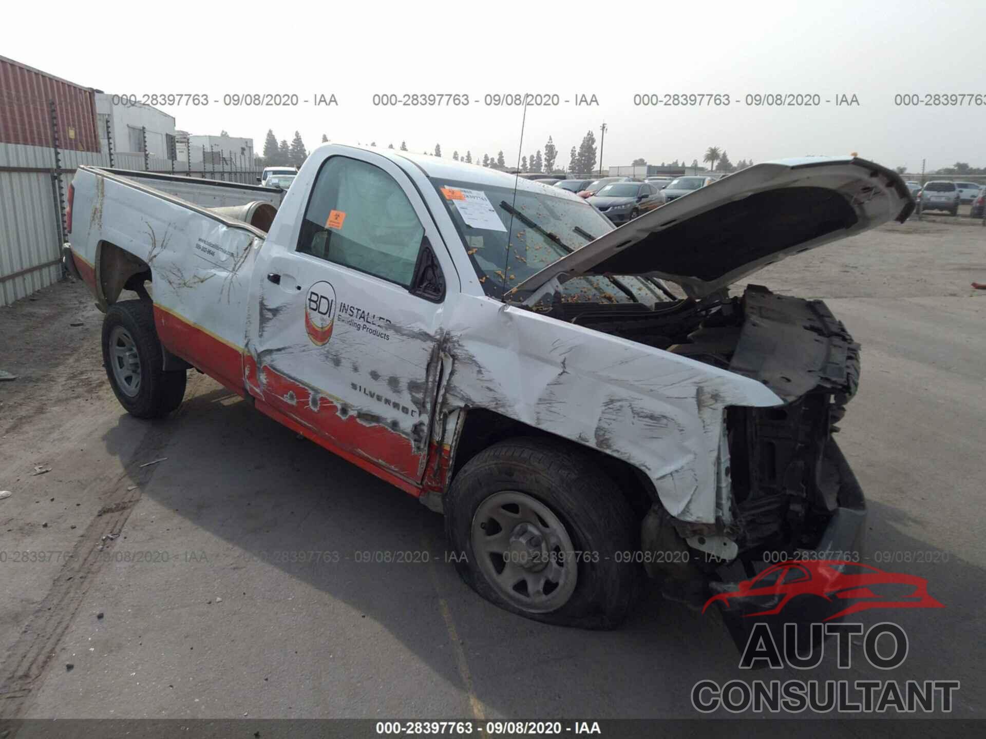CHEVROLET SILVERADO 1500 2017 - 1GCNCNEH0HZ260589