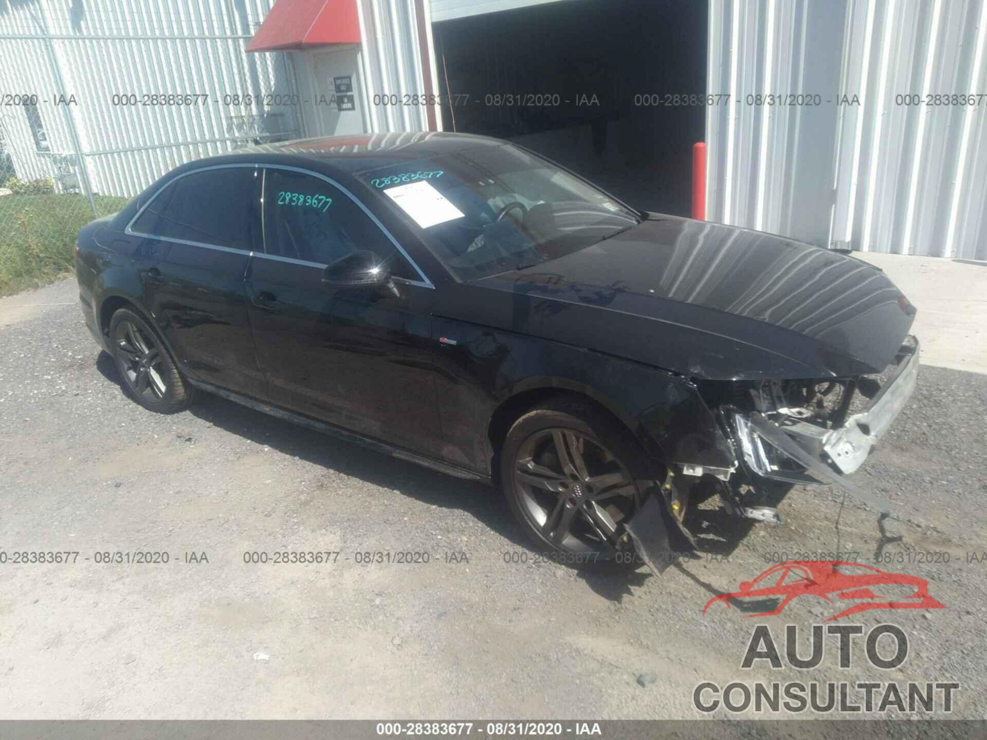 AUDI A4 2017 - WAUENAF4XHN035812