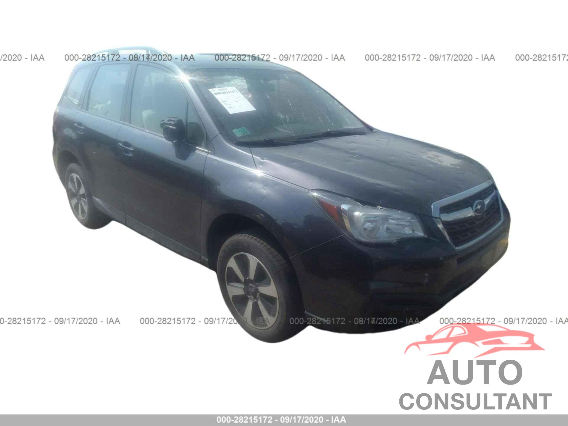 SUBARU FORESTER 2018 - JF2SJABC3JH524072