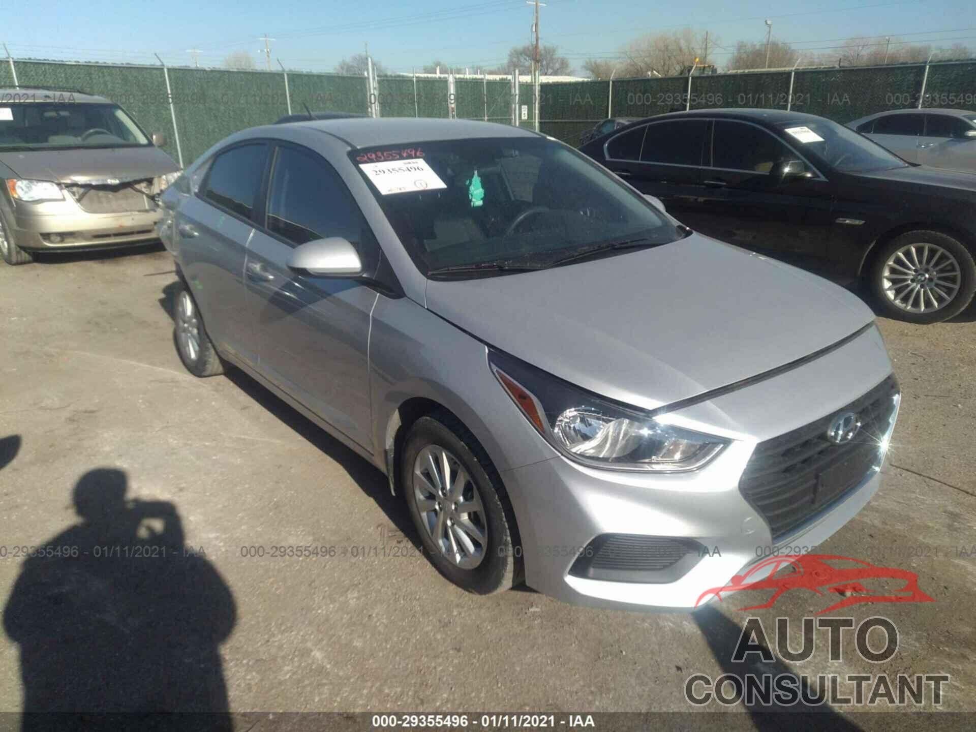 HYUNDAI ACCENT 2018 - 3KPC24A39JE034681