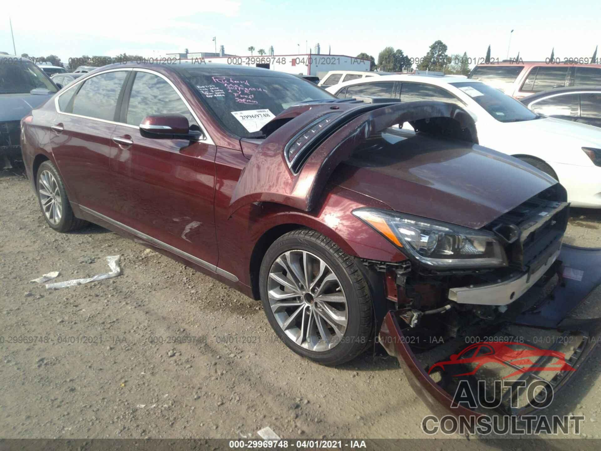 HYUNDAI GENESIS 2016 - KMHGN4JE7GU112228