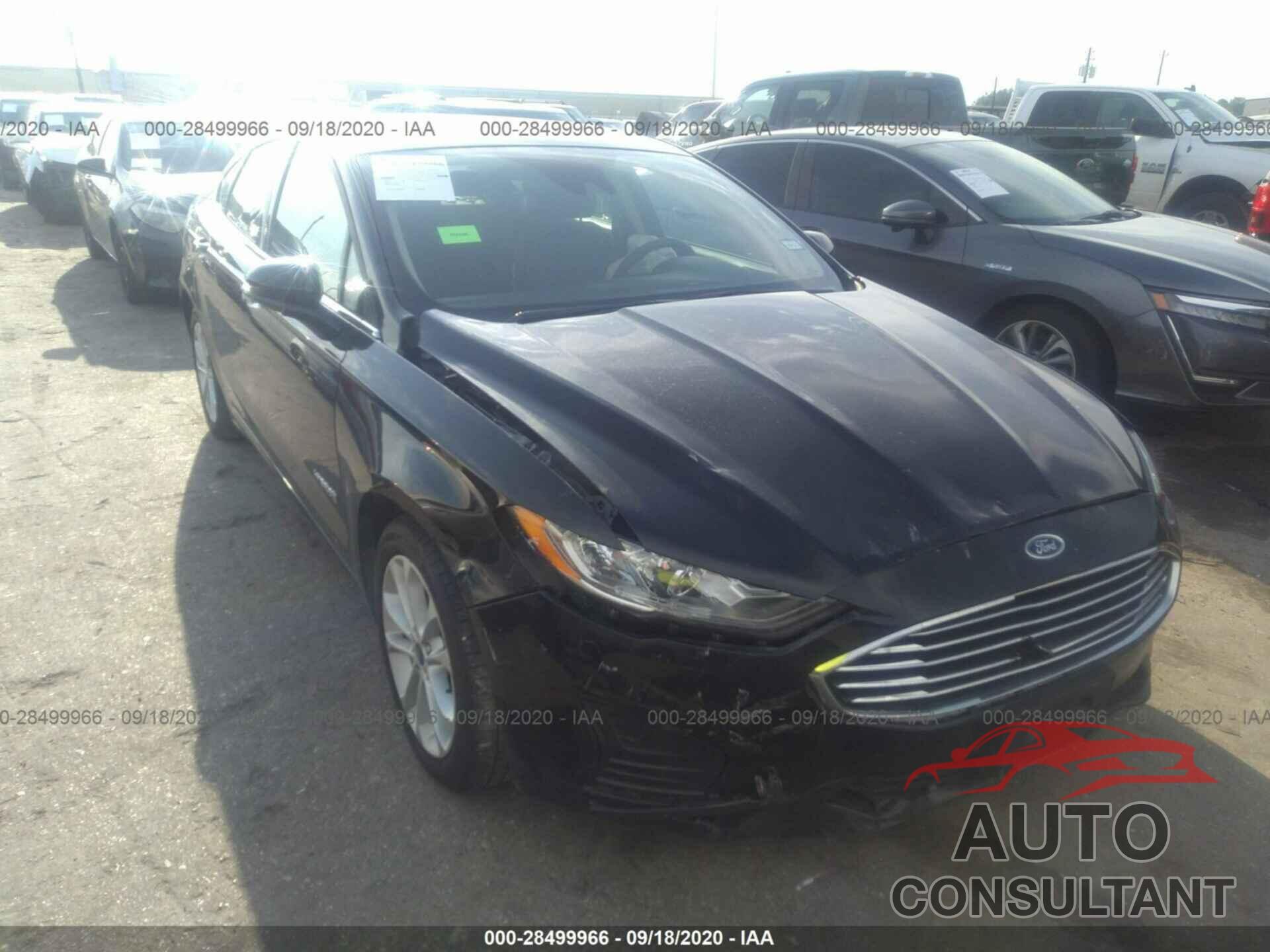 FORD FUSION HYBRID 2019 - 3FA6P0LU6KR262229