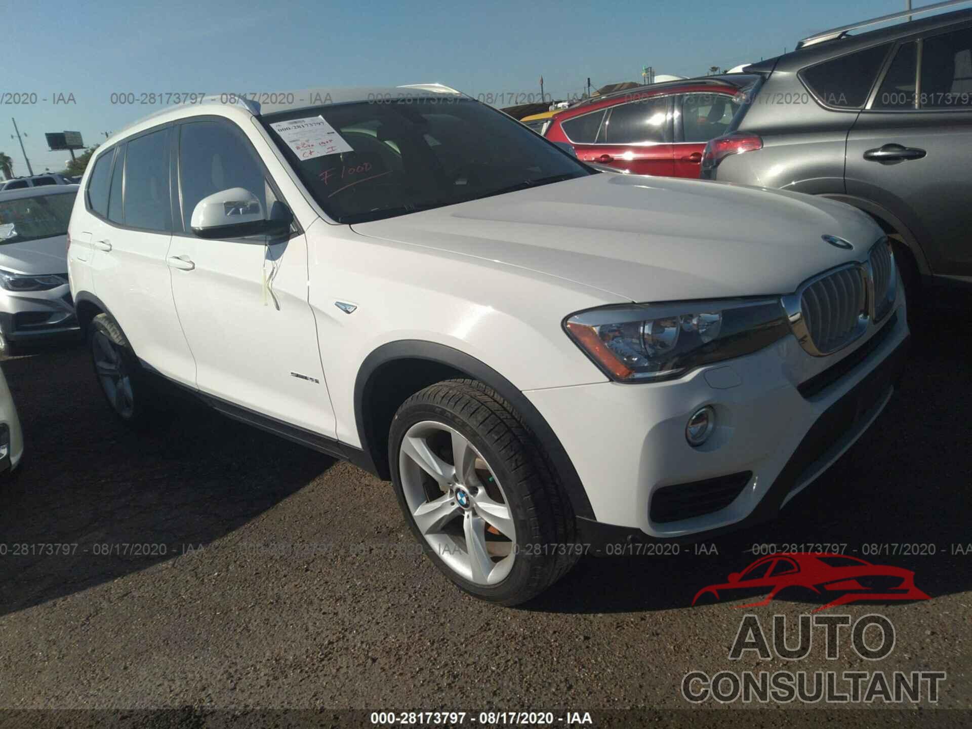 BMW X3 2017 - 5UXWZ7C30H0V92637