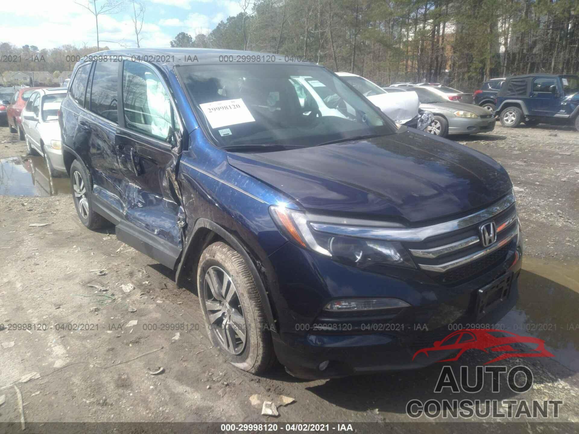 HONDA PILOT 2016 - 5FNYF5H36GB037420