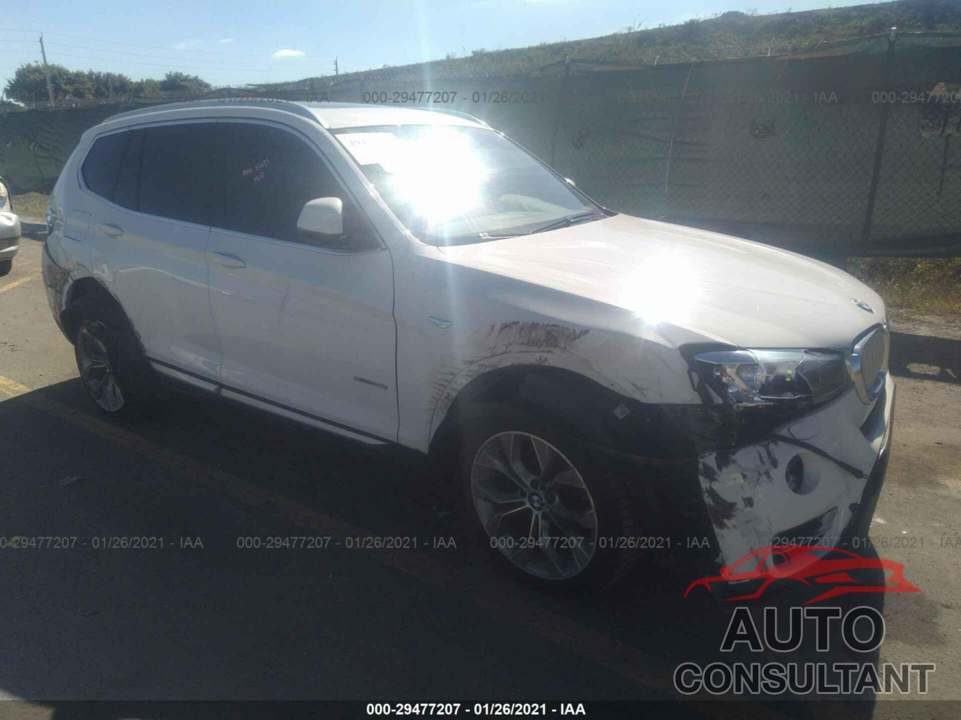 BMW X3 2017 - 5UXWZ7C32H0X40805