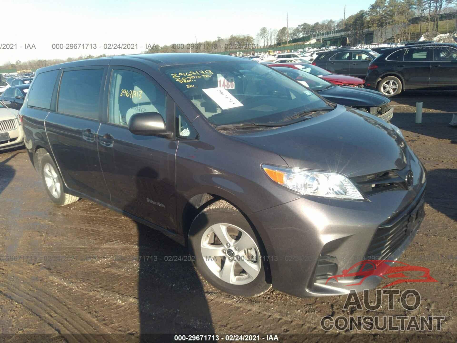 TOYOTA SIENNA 2020 - 5TDZZ3DC3LS065705