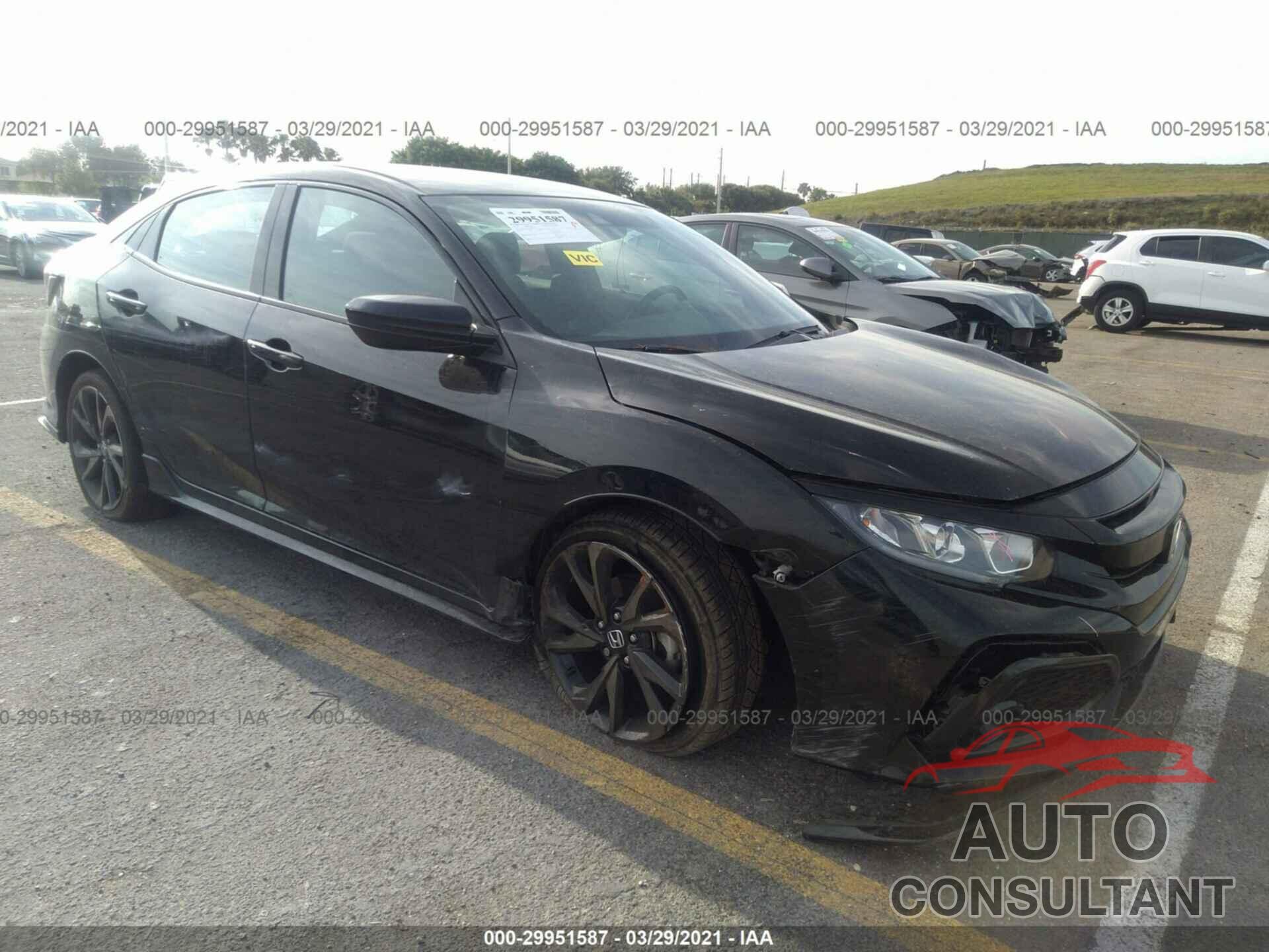 HONDA CIVIC HATCHBACK 2019 - SHHFK7H40KU215515