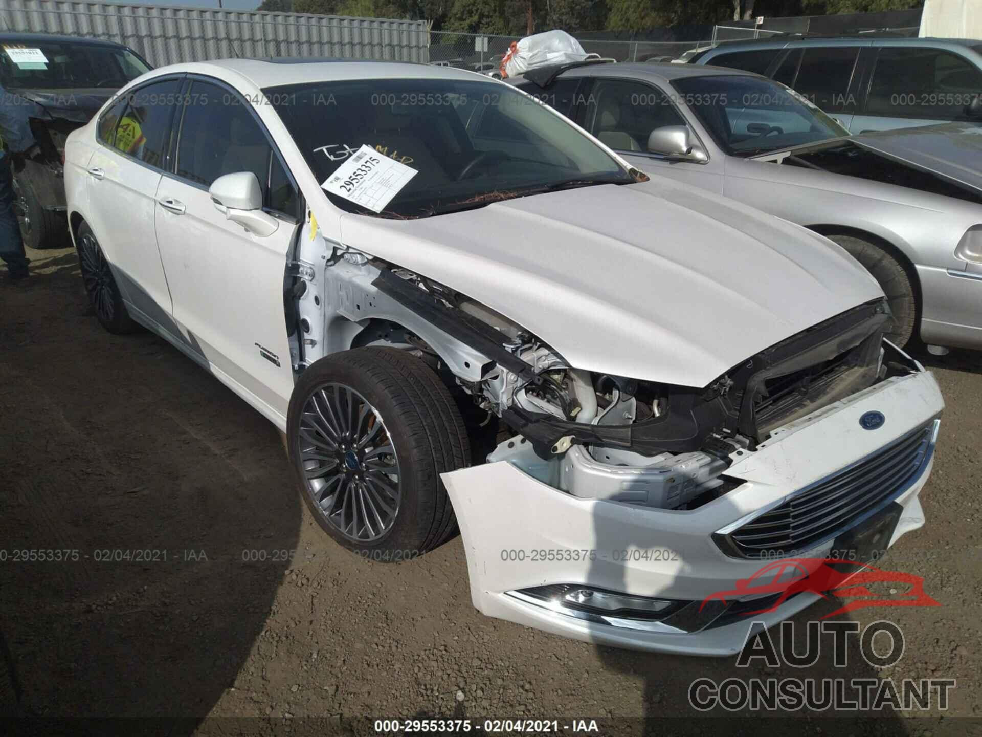 FORD FUSION ENERGI 2017 - 3FA6P0SU5HR367841