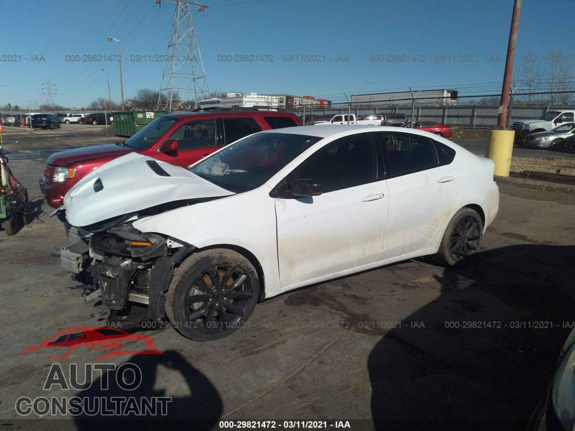 DODGE DART 2016 - 1C3CDFGB2GD820048