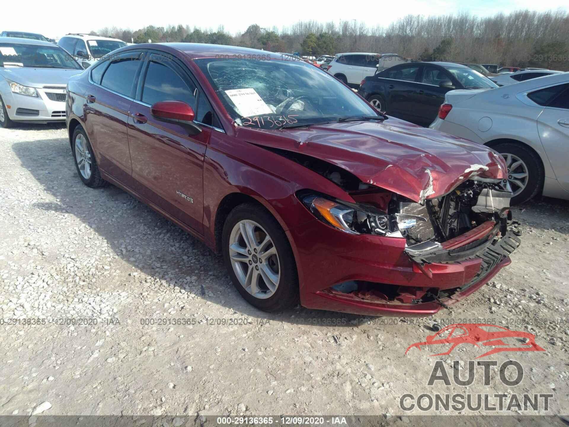 FORD FUSION HYBRID 2018 - 3FA6P0LU7JR235216