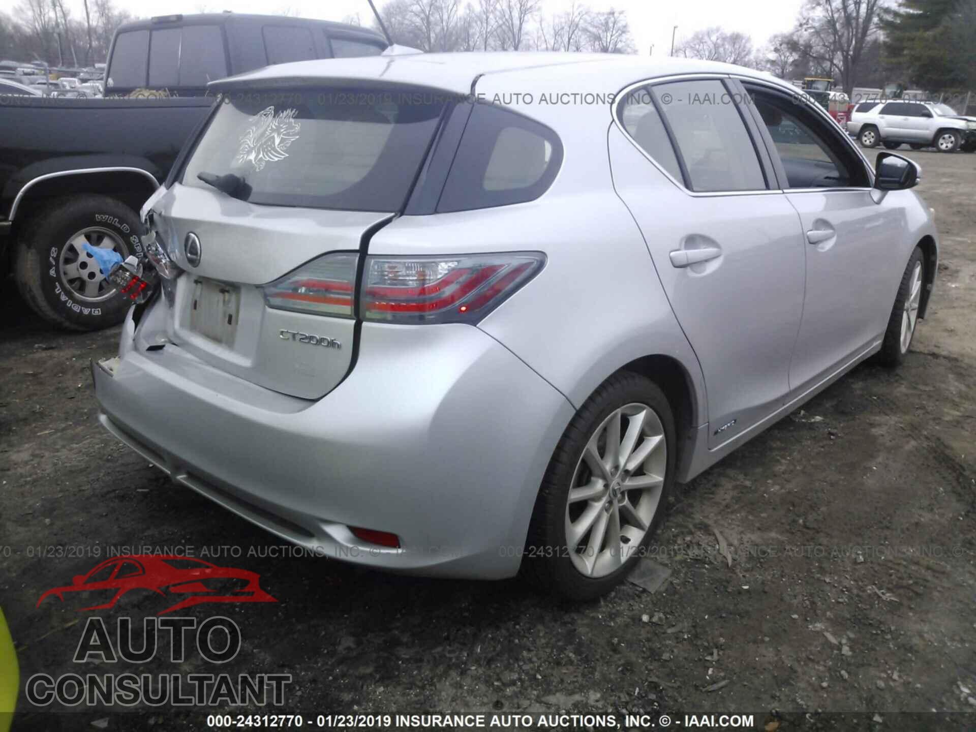 LEXUS CT 2012 - JTHKD5BH1C2076296