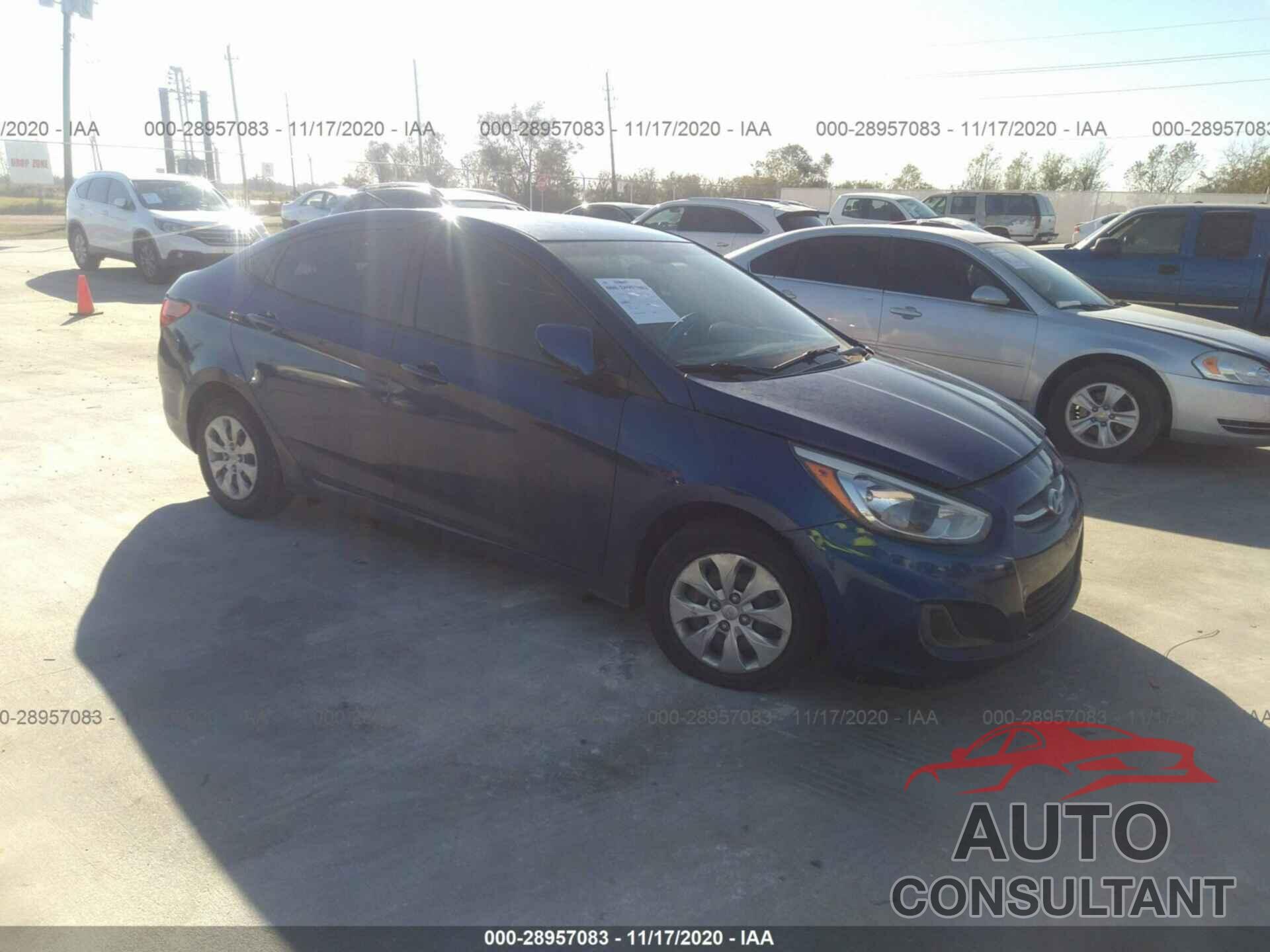 HYUNDAI ACCENT 2017 - KMHCT4AE9HU307754